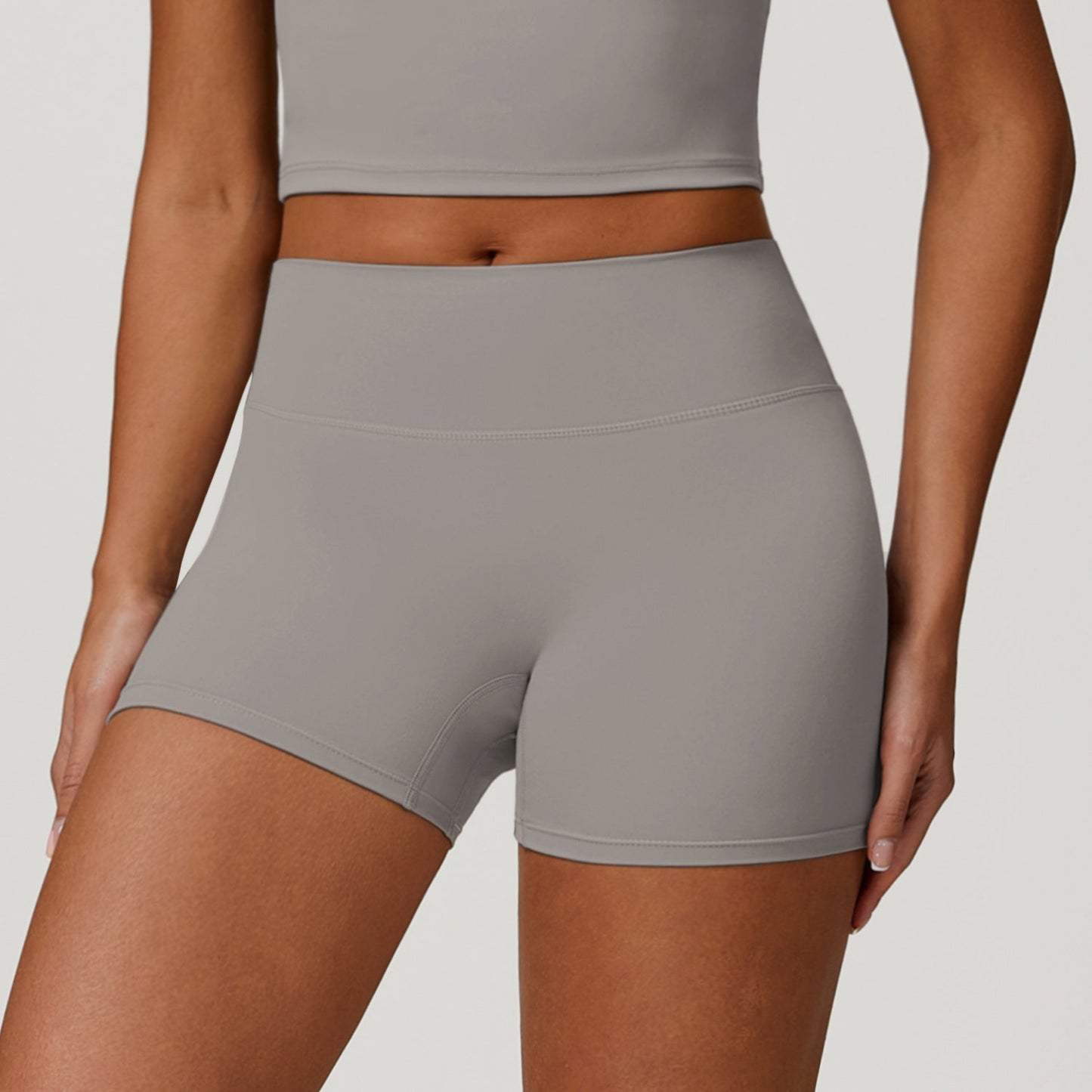 Women's New Fashion Cross bra outdoor fitness vest Sanding Tight Yoga Shorts Women's High Waist Abdomen Fitness Pants.