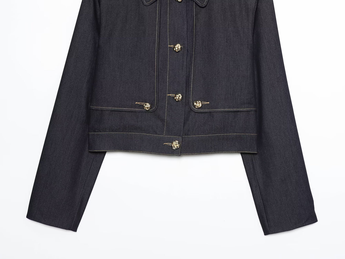 Women's new fashion short single breasted lapel Coat+Pants suit