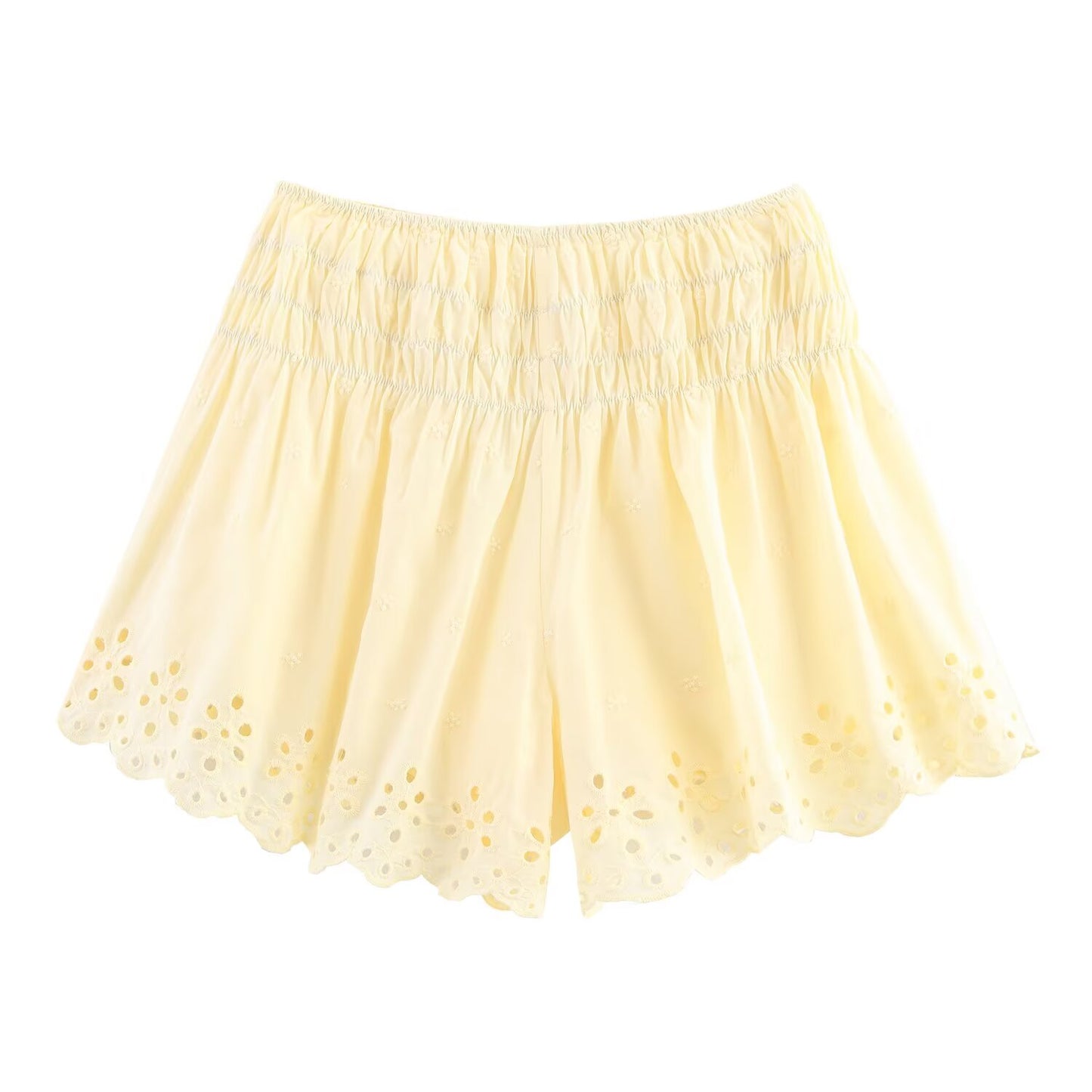 suit Women's 2 pieces New Fashion Short embroidered suspender top+ Shorts suit