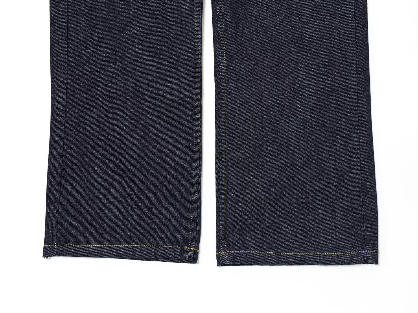 Women's new fashion loose high waisted wide leg jeans+Cowboy top