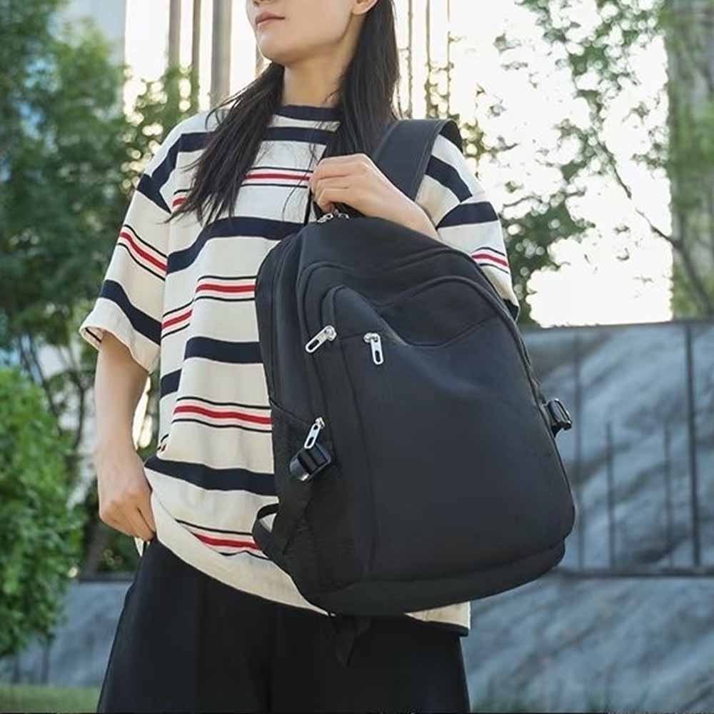 Men and Women with The New Casual Joker Adjustable Shoulder Strap Multifunctional Large-capacity Backpack Travel Bag.