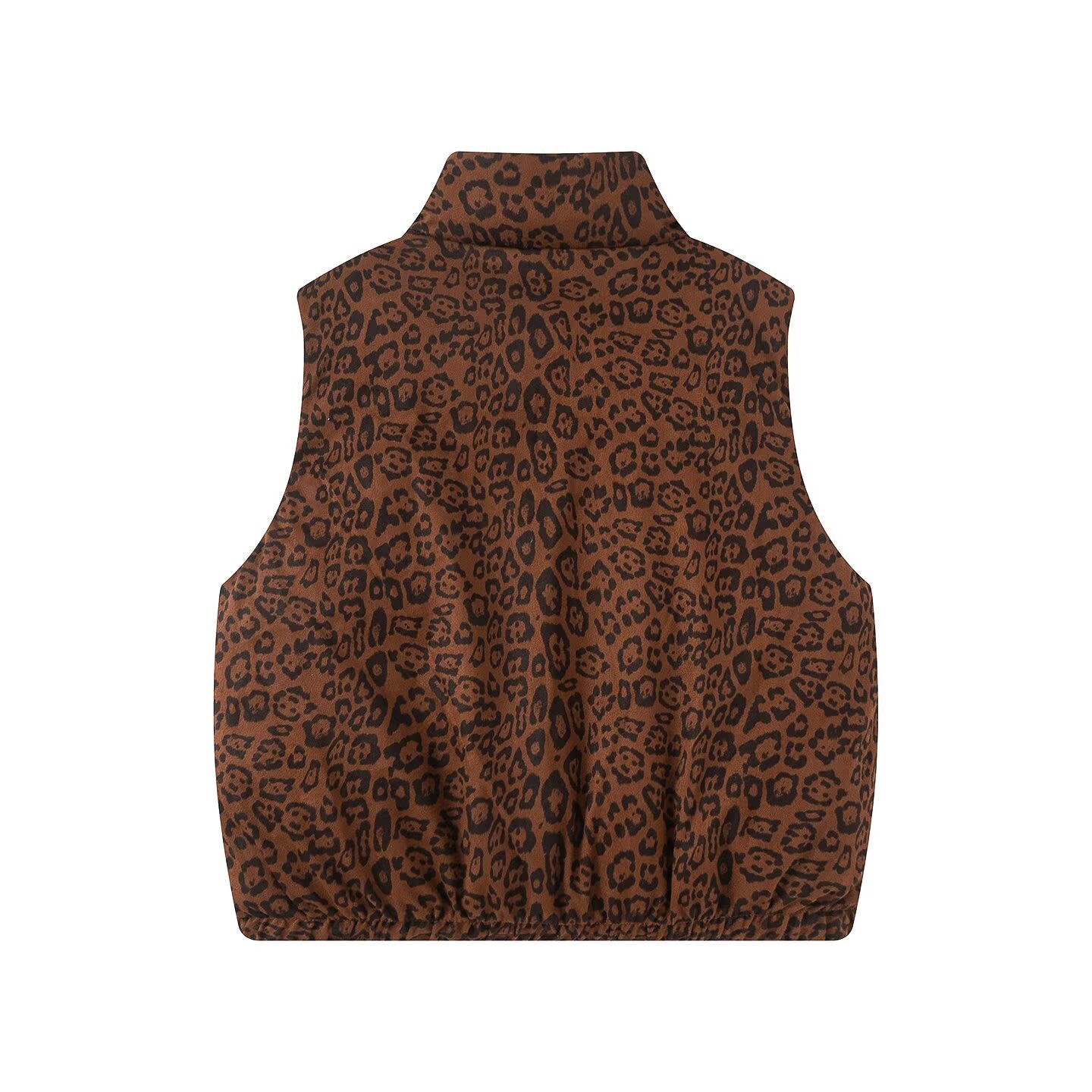 Women's new two-wear design suede cotton vest