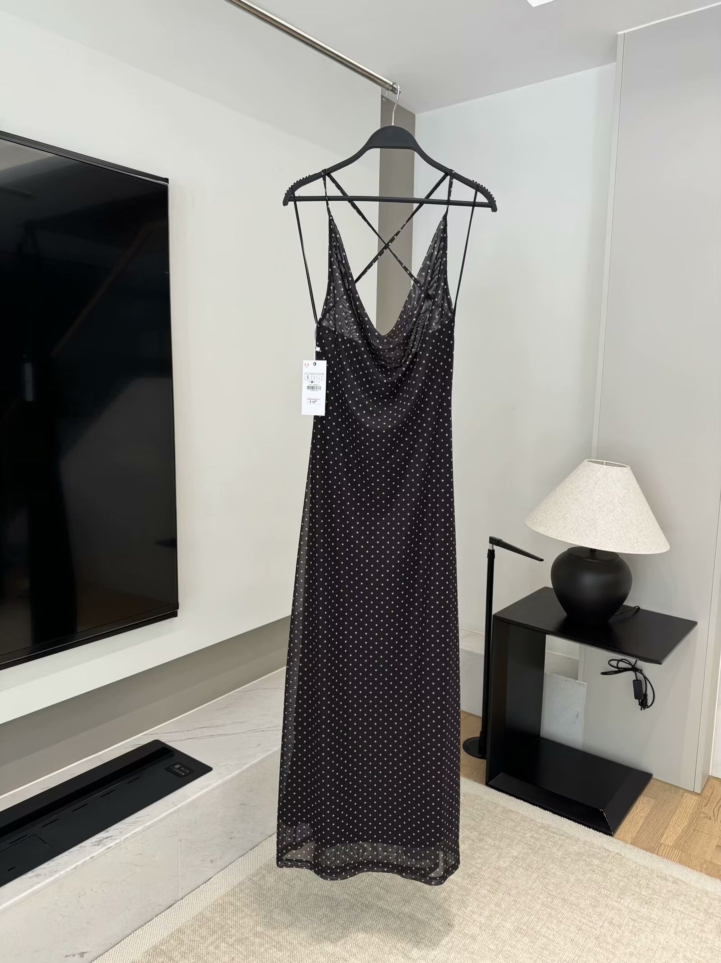 Women's 2025 chic fashion polka-dot dress