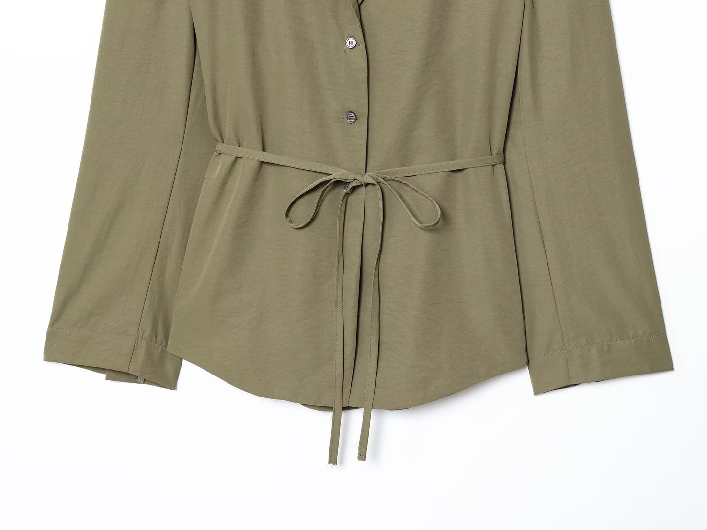 Women's new fashion with Belt loose lapel Button-up suit jacket+Pants suit