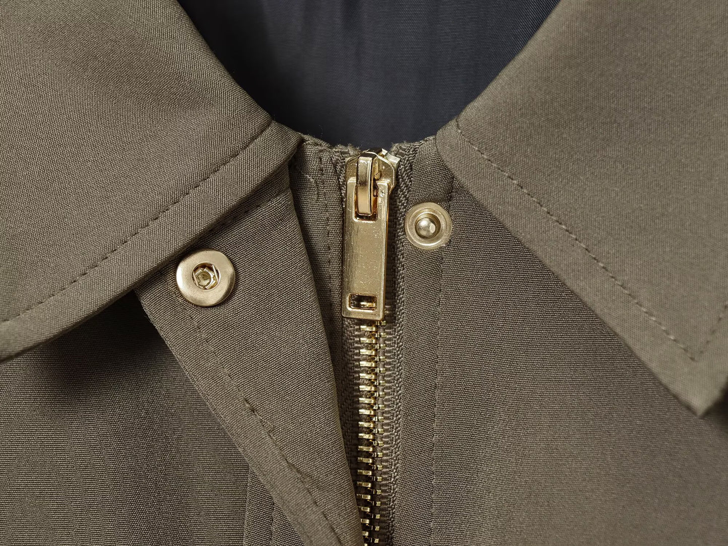 Women's new pleated hem loose pilot jacket Coat