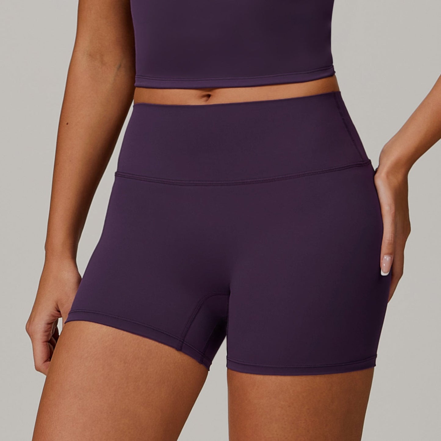 Women's New Fashion Cross bra outdoor fitness vest Sanding Tight Yoga Shorts Women's High Waist Abdomen Fitness Pants.