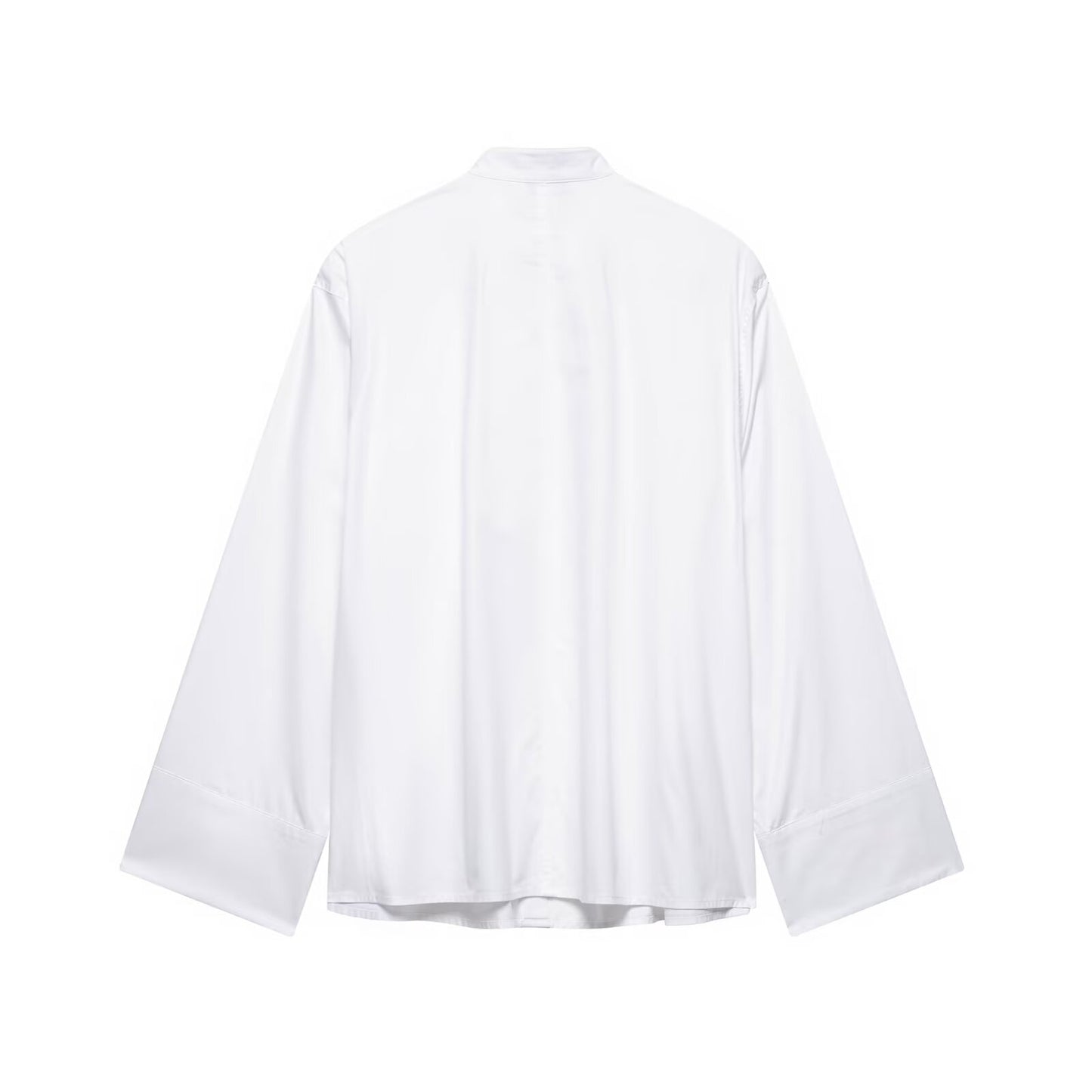 Women's new fashion loose single breasted embroidered cotton shirt