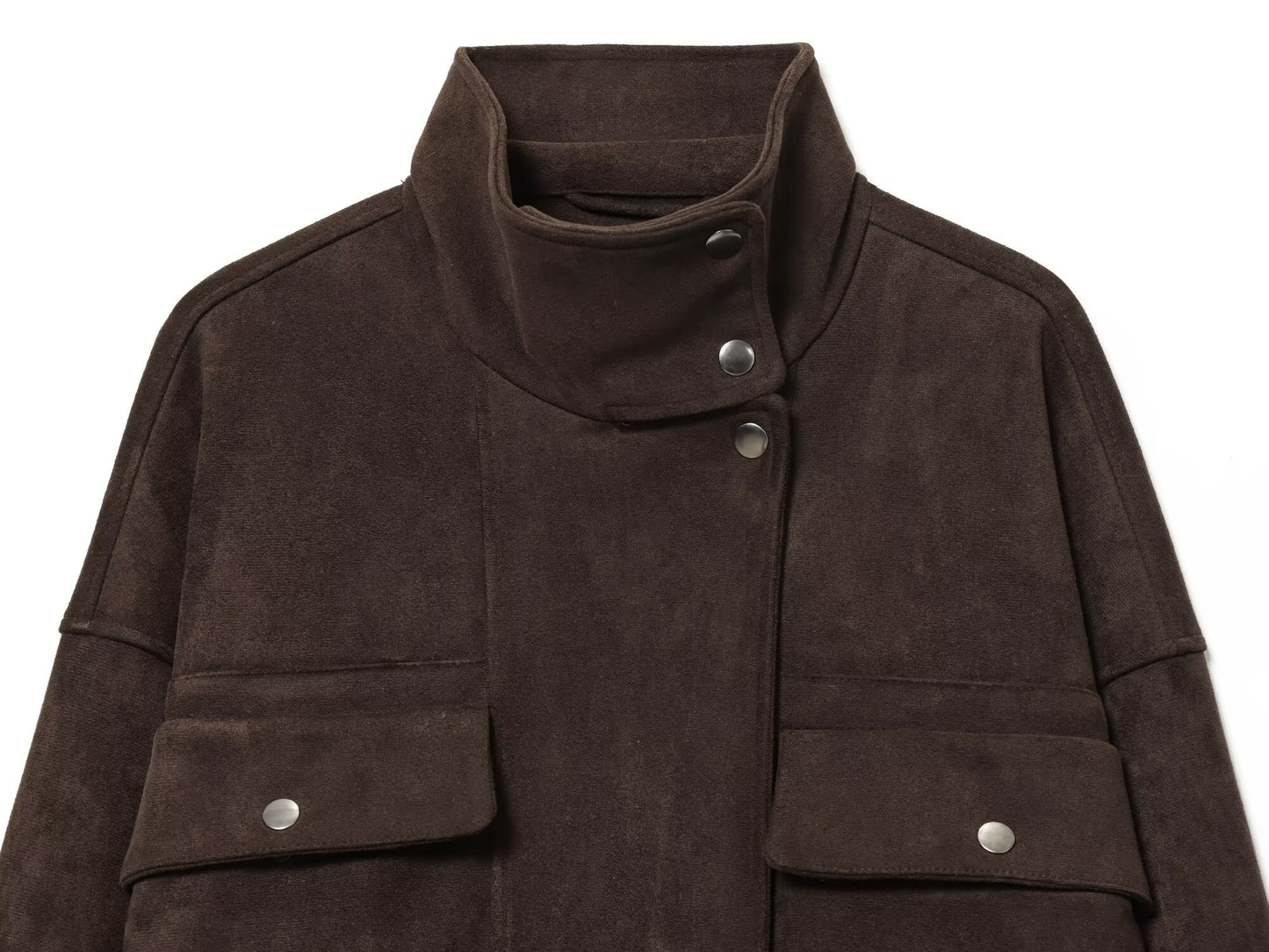 Women's new fashion Anti suede effect casual pilot jacket Coat