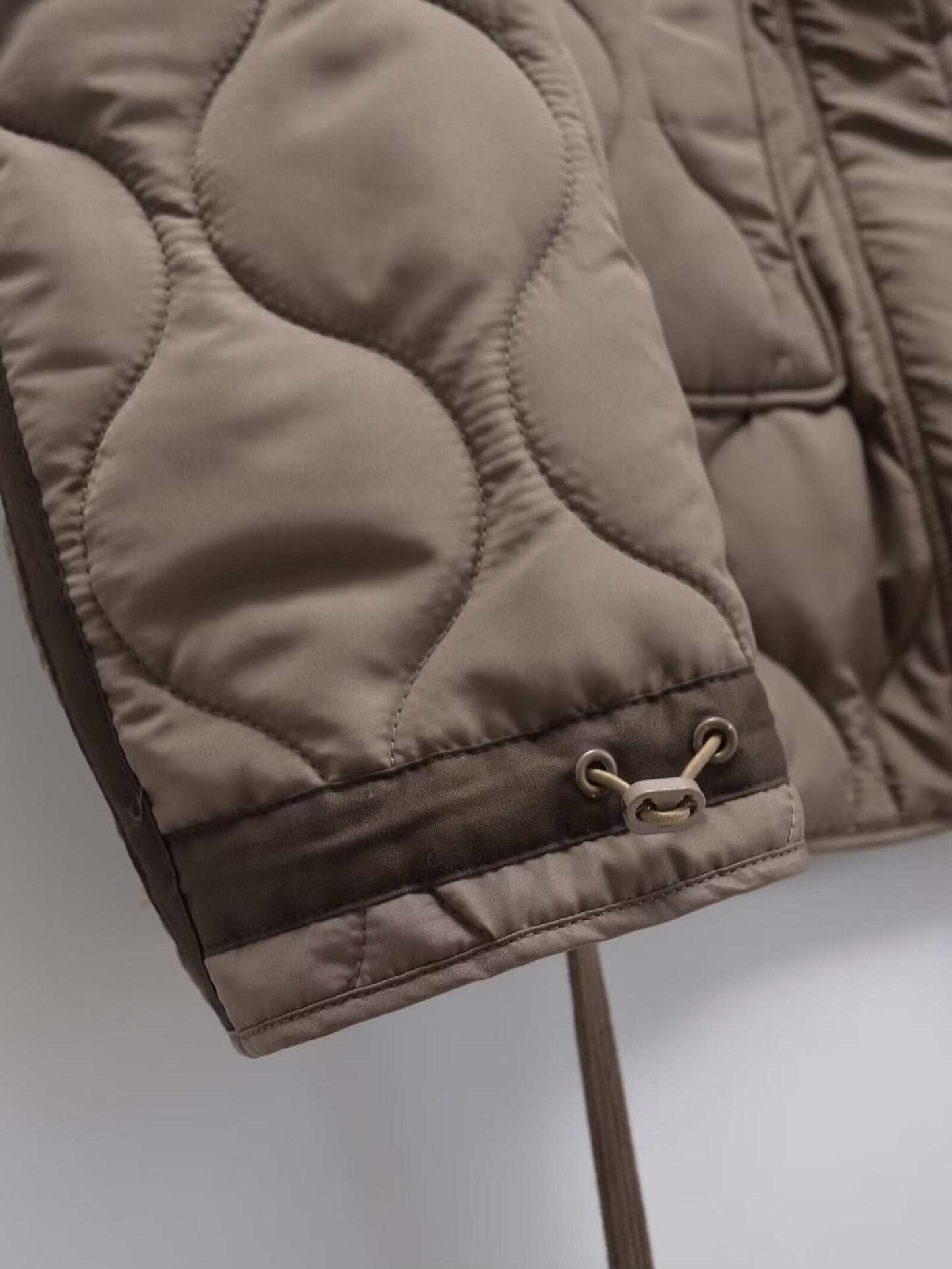 Women's loose standing collar cotton jacket Coat