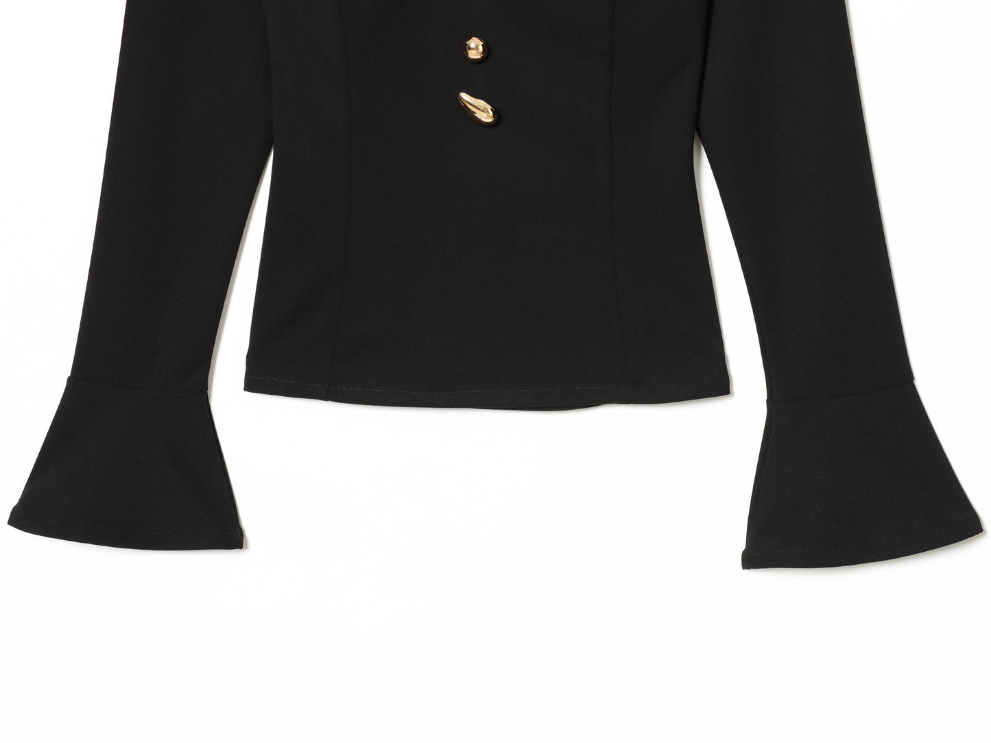 suit Women's 2 pieces short V-neck slim top+Pants