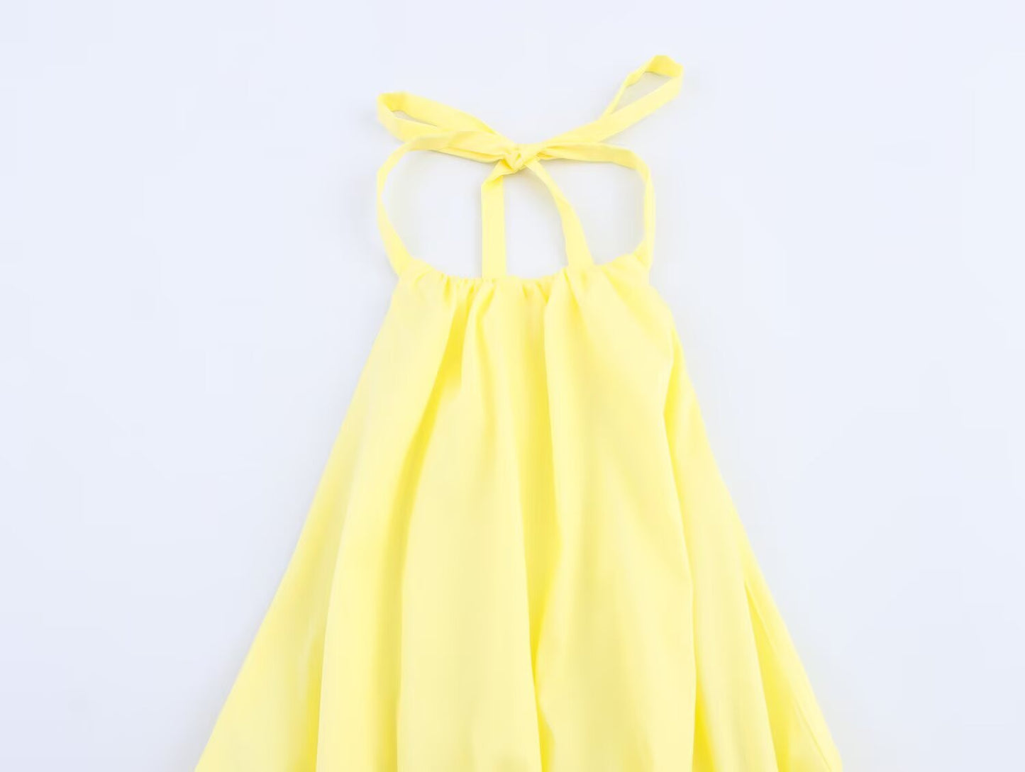 Women's new fashion sleeveless backless short hanging neck top