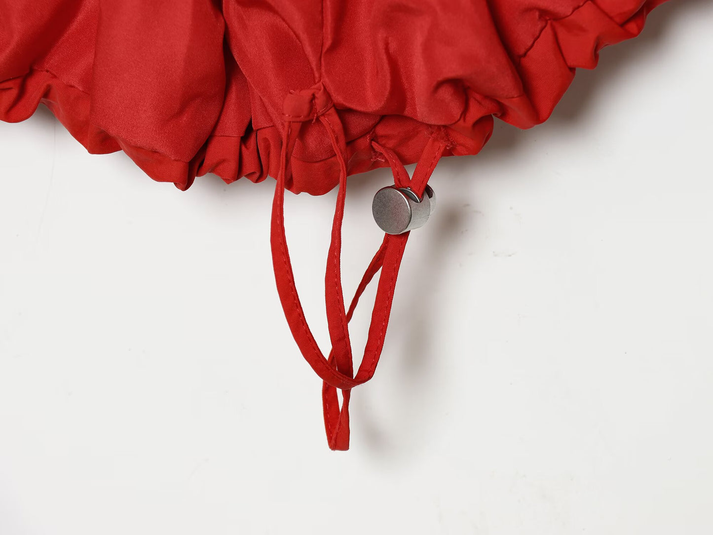 2026 Women's bow decoration nylon hooded Coat