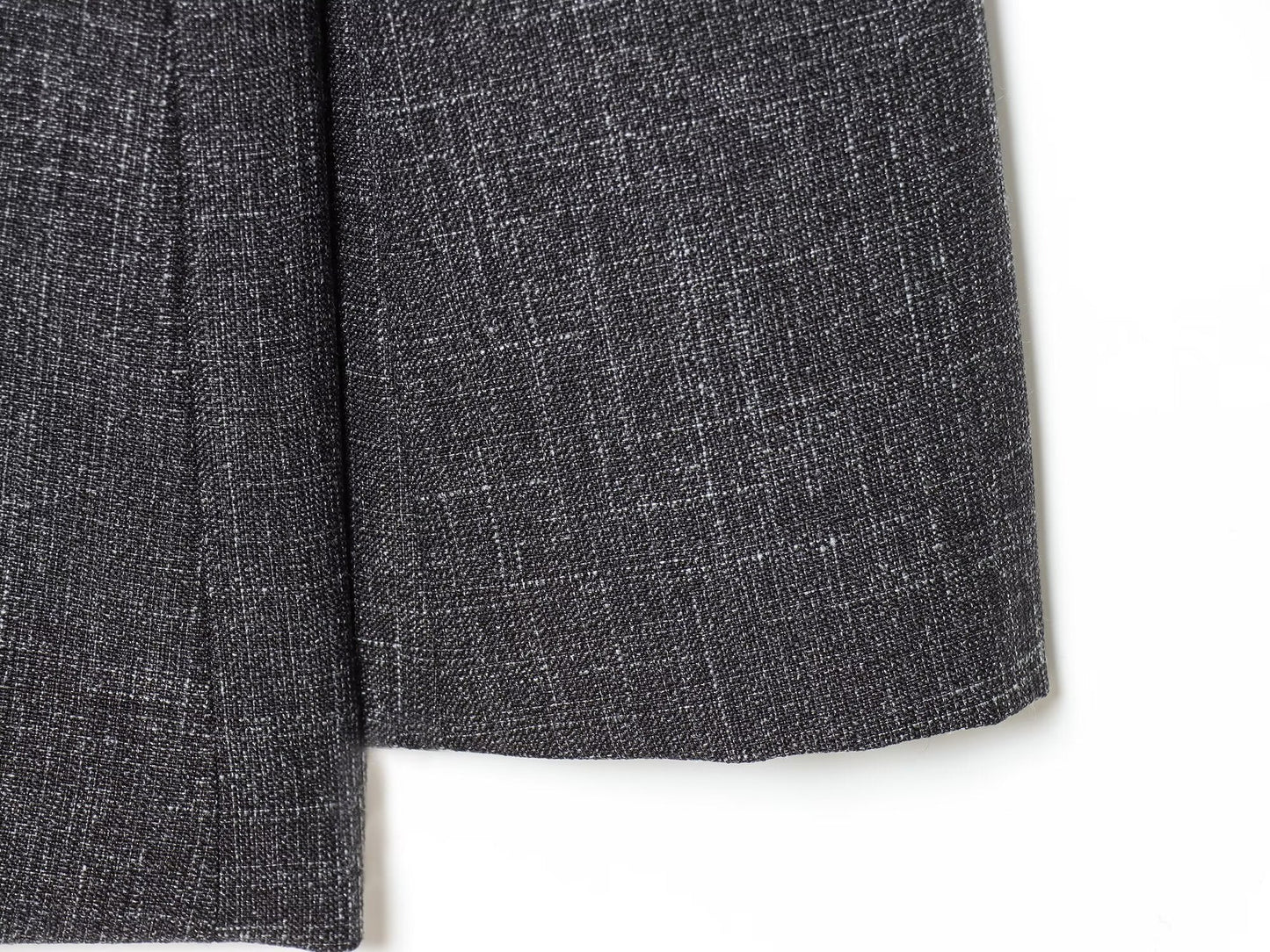 Women's loose wool blended straight cut Blazer Coat