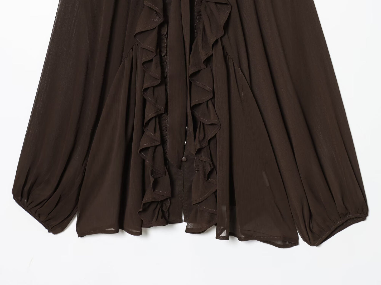 Women's new fashion layered decoration loose draped shirt