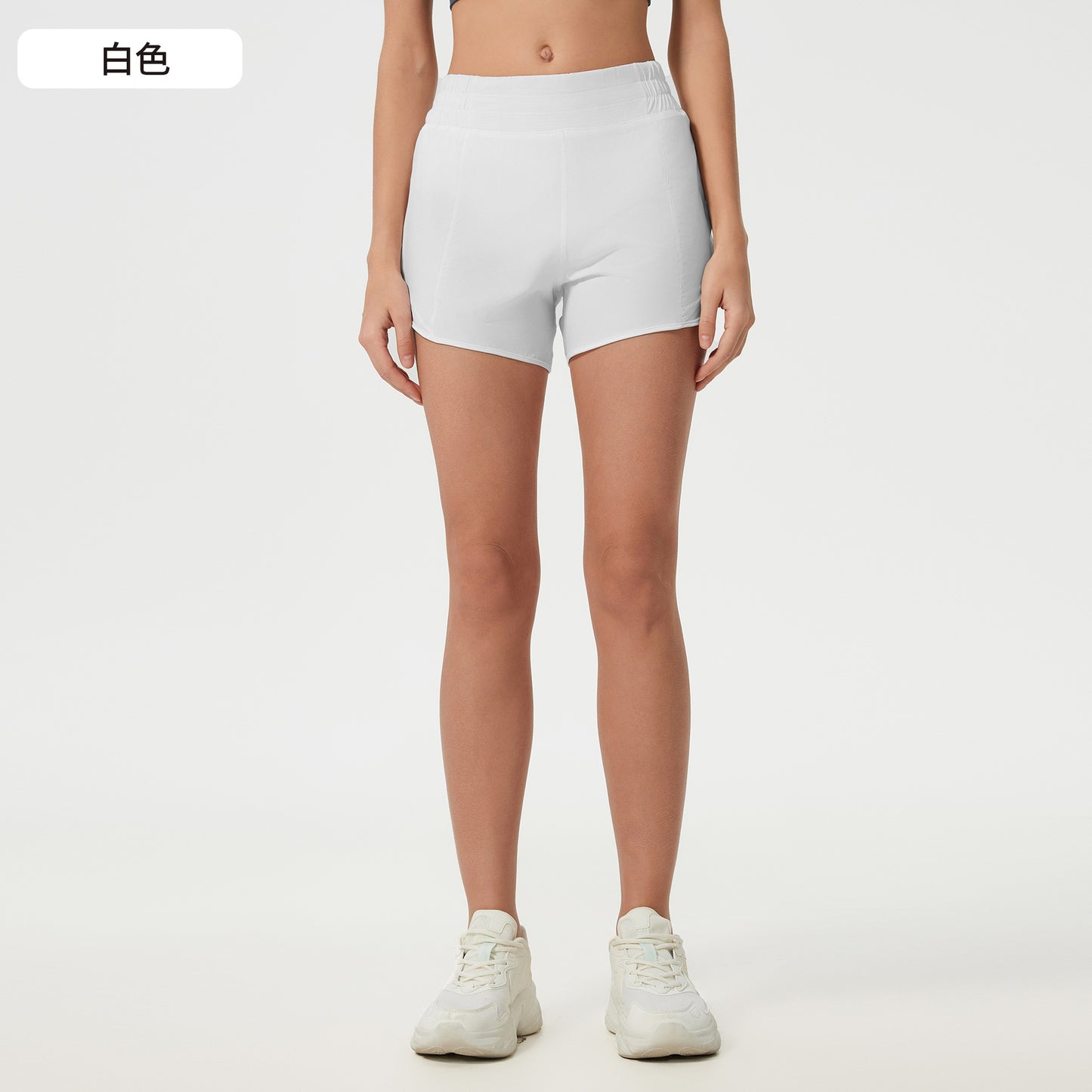 Women's new Joker Quick-drying shorts with lining high waist yoga shorts.