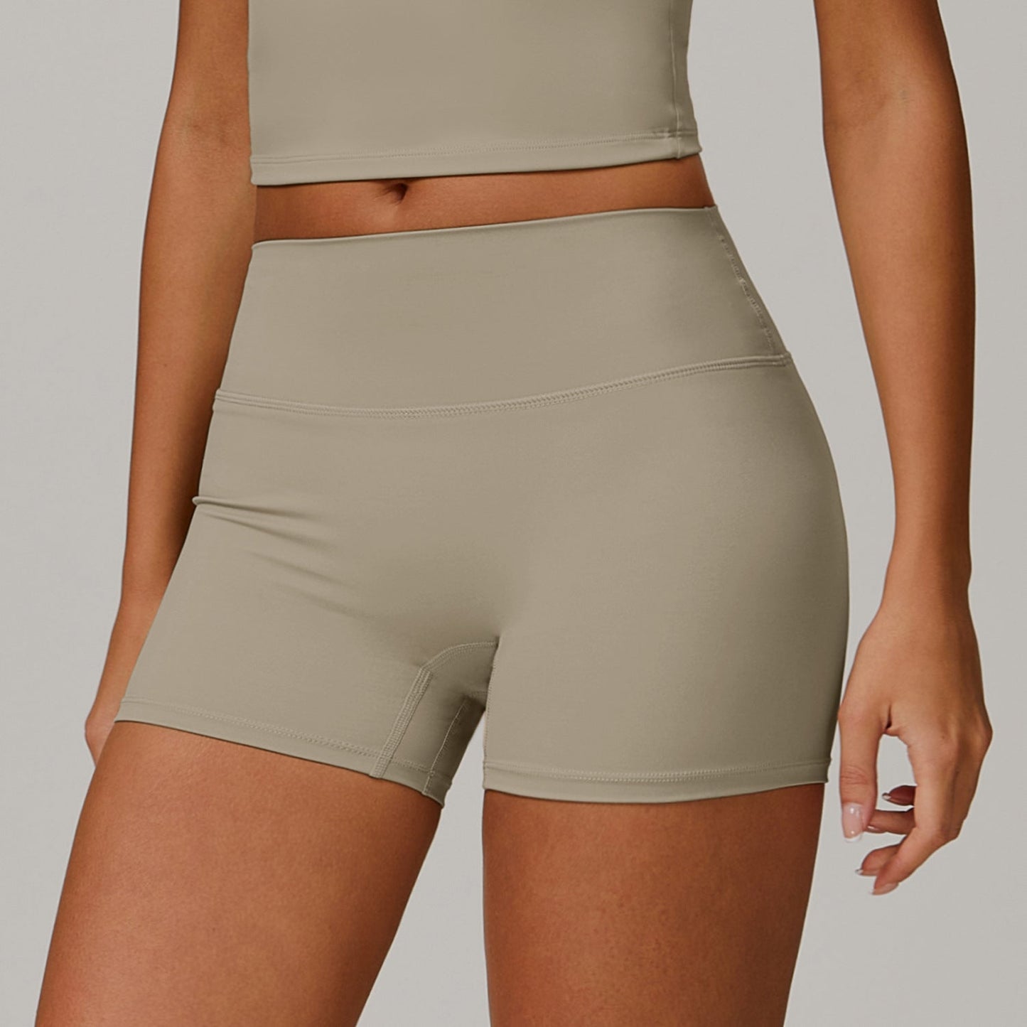 Women's New Fashion Cross bra outdoor fitness vest Sanding Tight Yoga Shorts Women's High Waist Abdomen Fitness Pants.