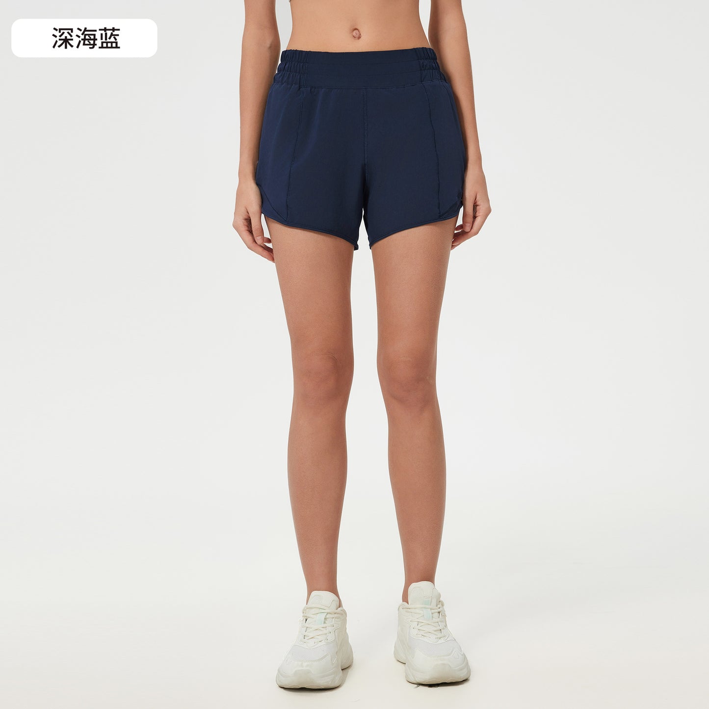 Women's new Joker Quick-drying shorts with lining high waist yoga shorts.