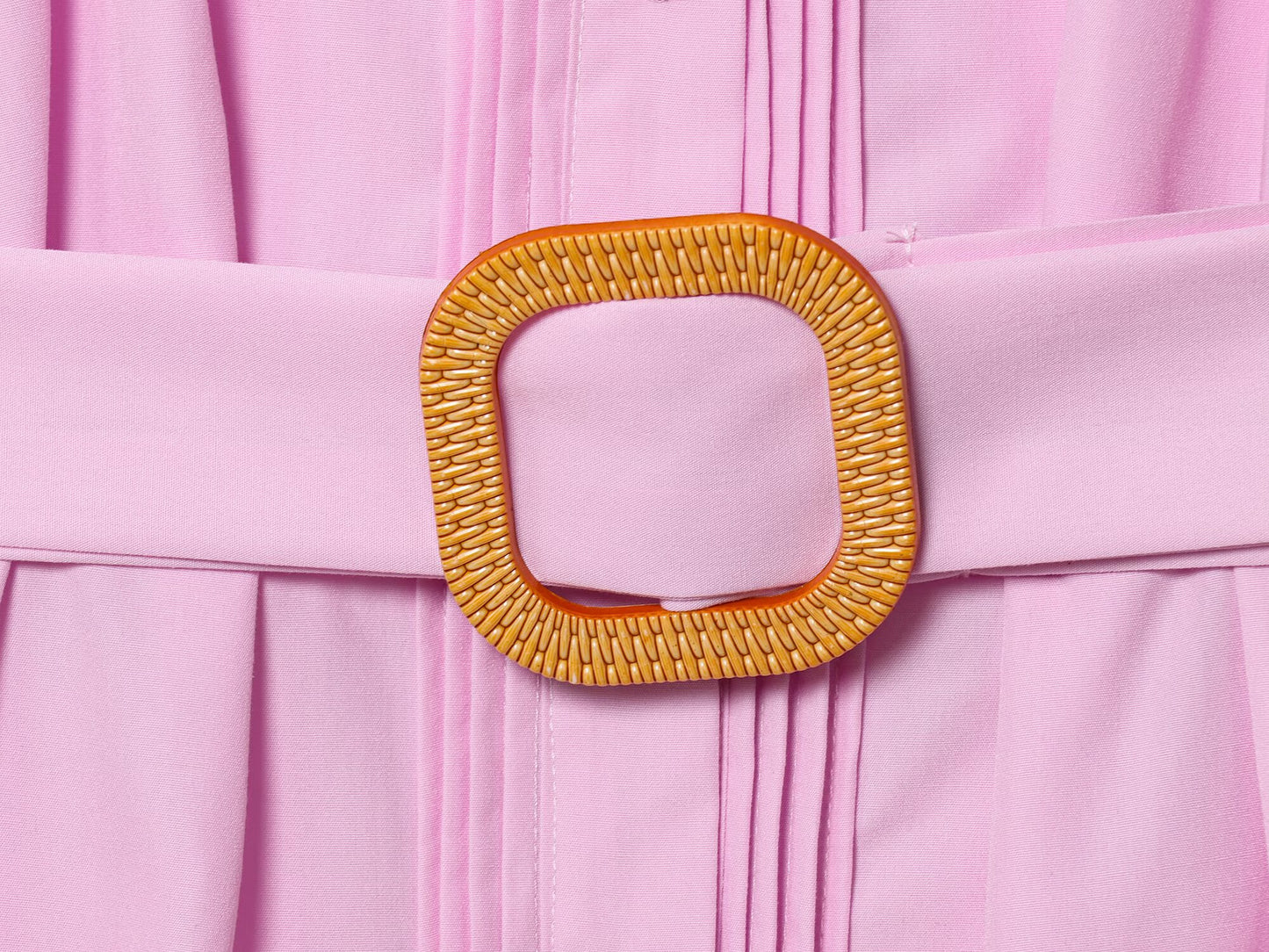 Women's 2025 Fashion With Belt Poplin Shirt style Midi Dress