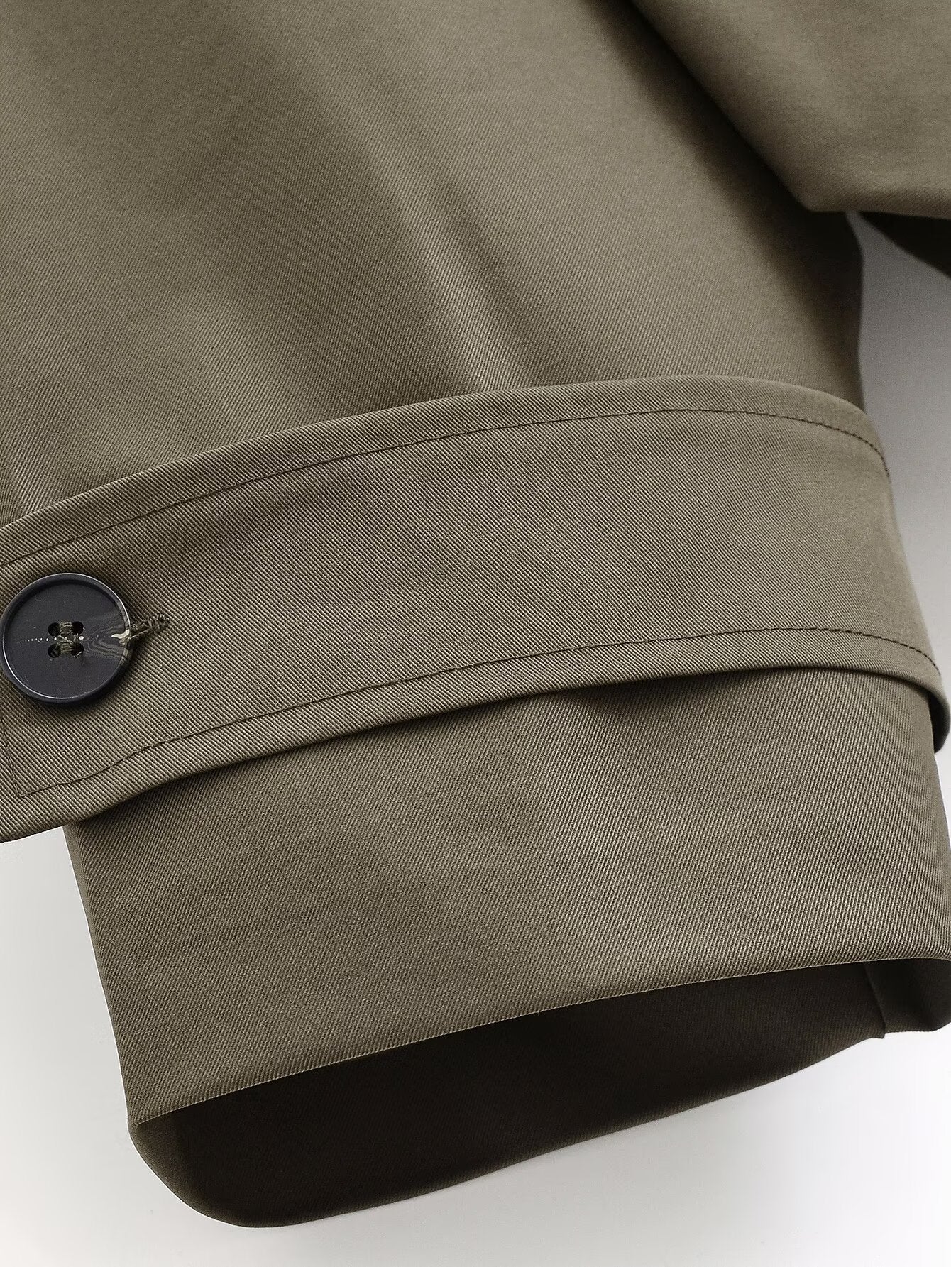 Women's new fashion cape style short hooded windbreaker Coat