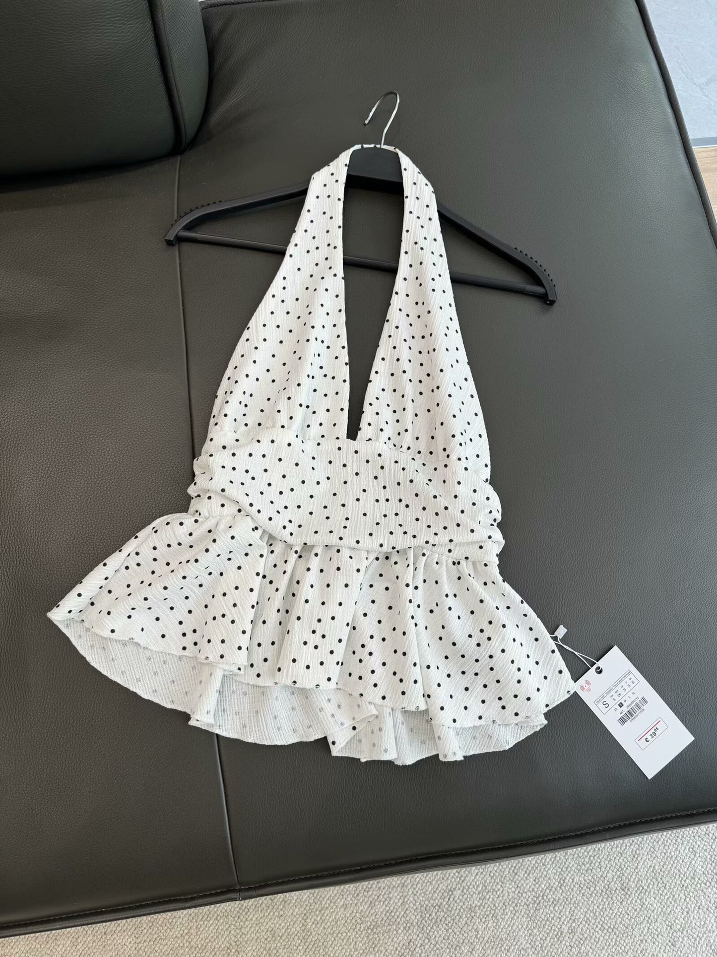 Women's 2025 chic fashion laminated decorative neck coat