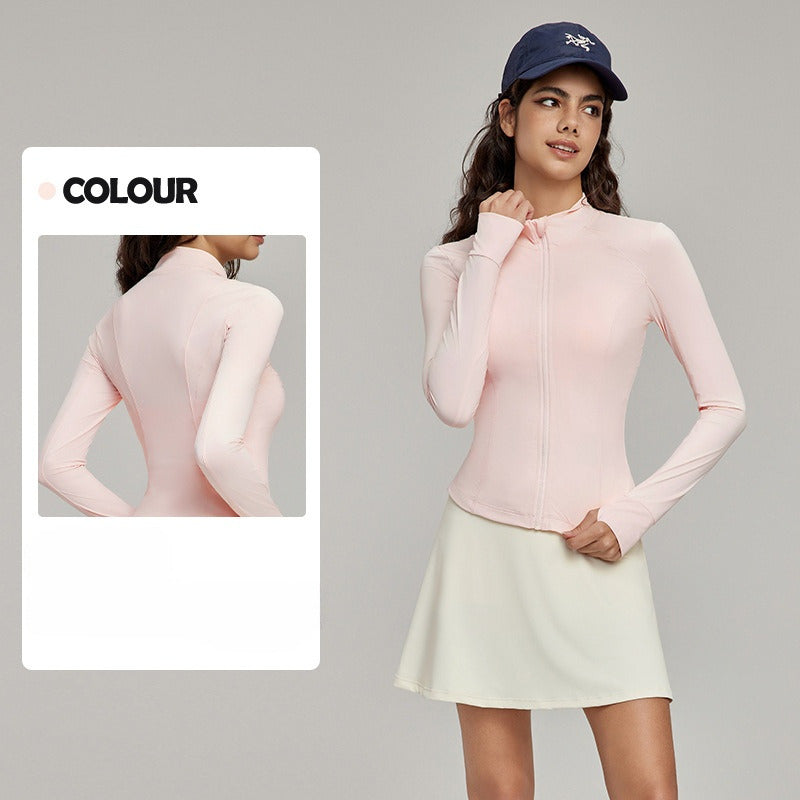 Women's New Fashion Joker Cool Slim Stand-up Collar Sunscreen Coat Women's UV Protection Outdoor Sun-protective Clothing