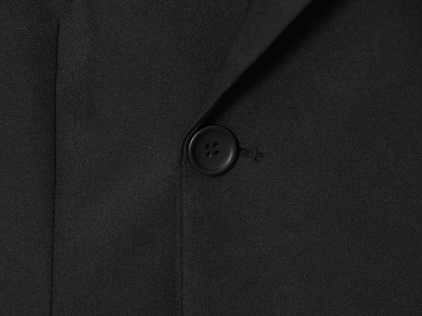 Women's 2025 new fashion black slim buckle suit jacket