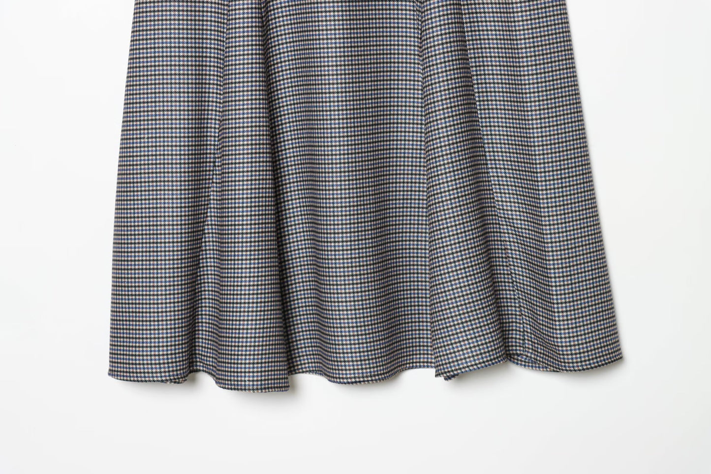 Women's With Belt Casual Plaid Midi Skirt