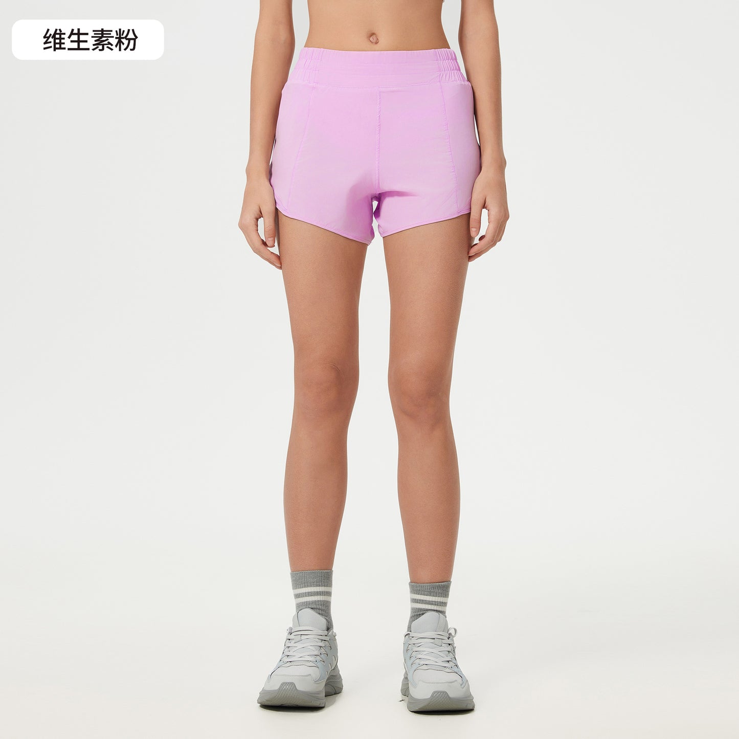 Women's new Joker Quick-drying shorts with lining high waist yoga shorts.