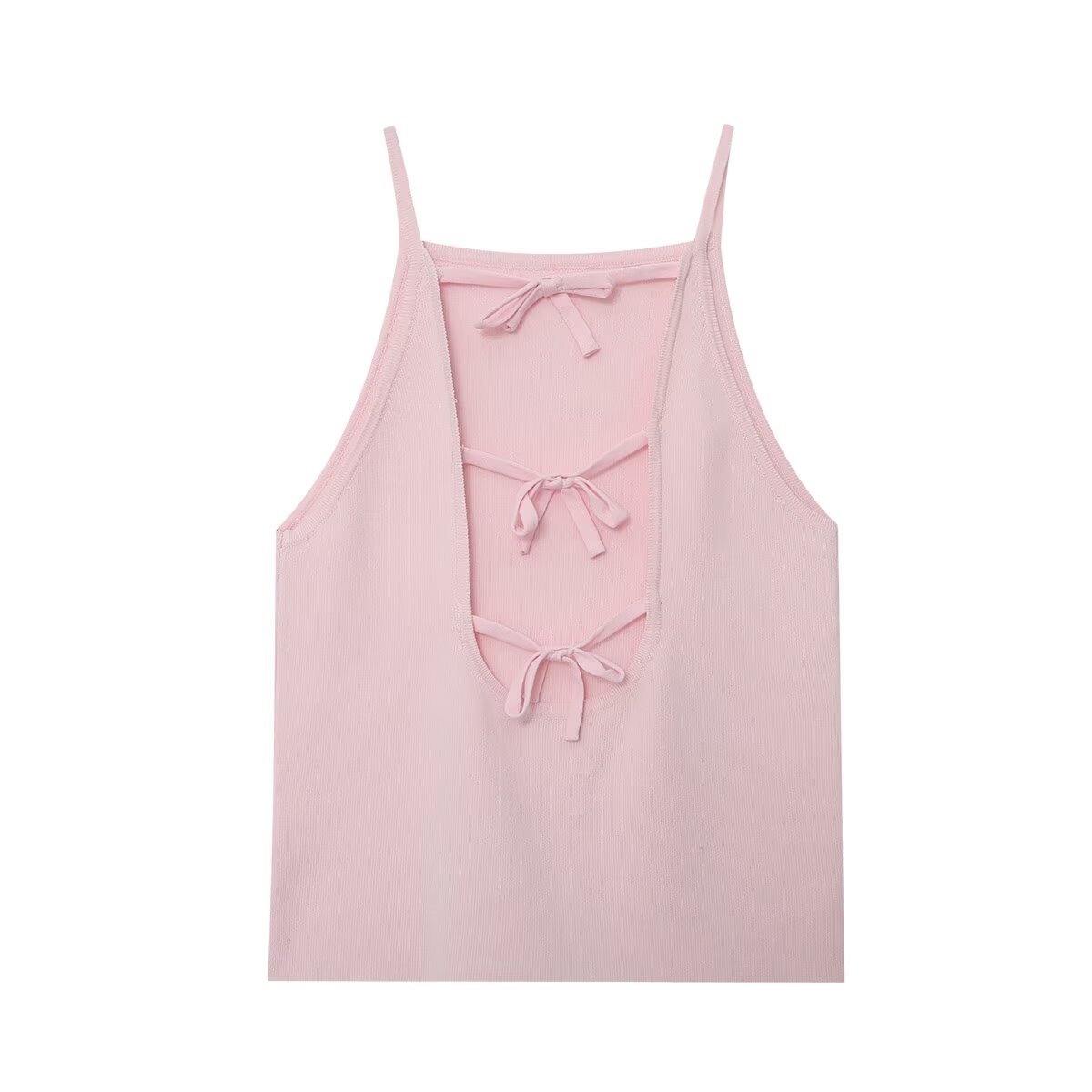 Women's sleeveless casual T-shirt tops in the summer of 2025