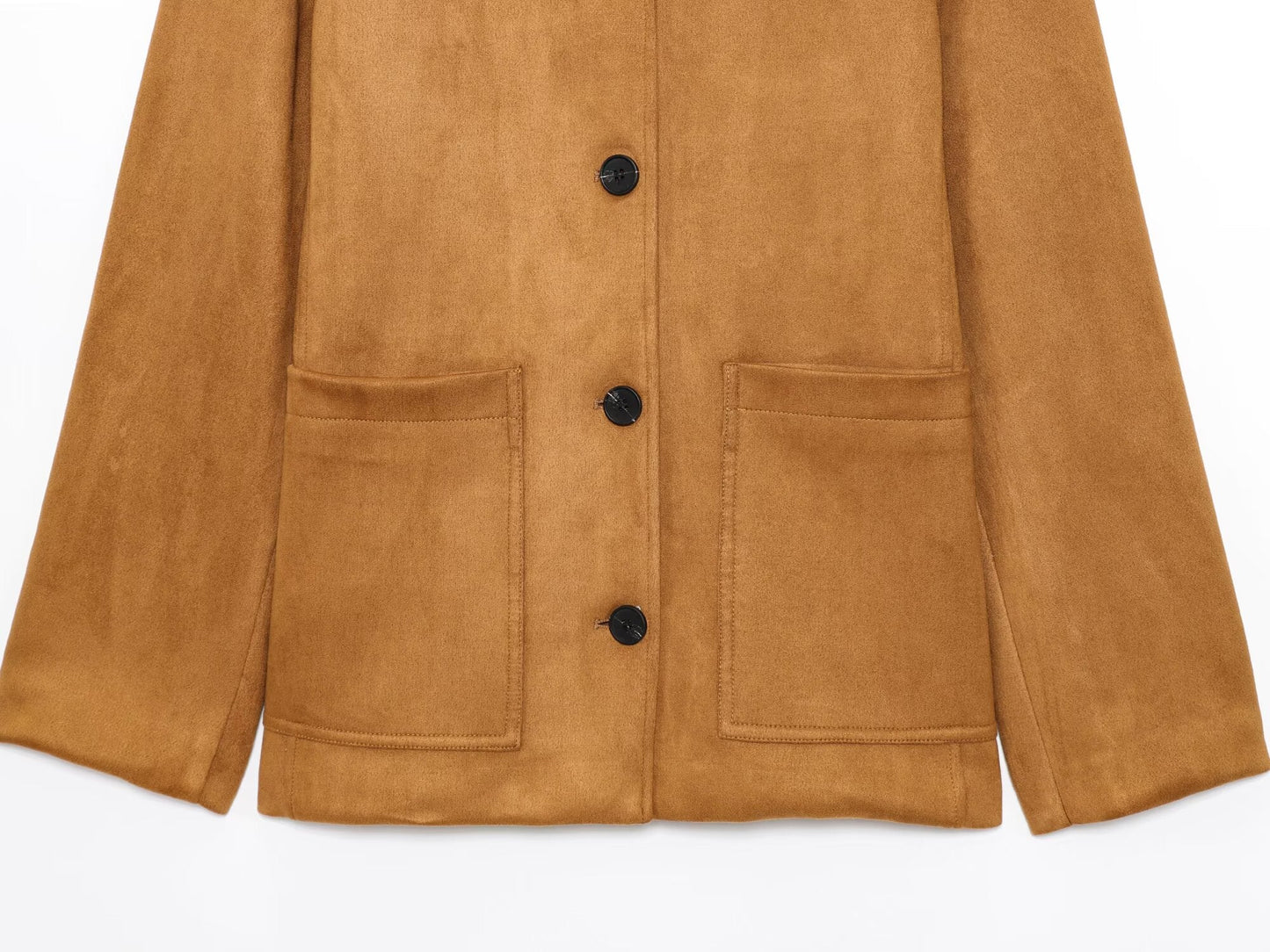 Women's loose Anti suede effect jacket Coat