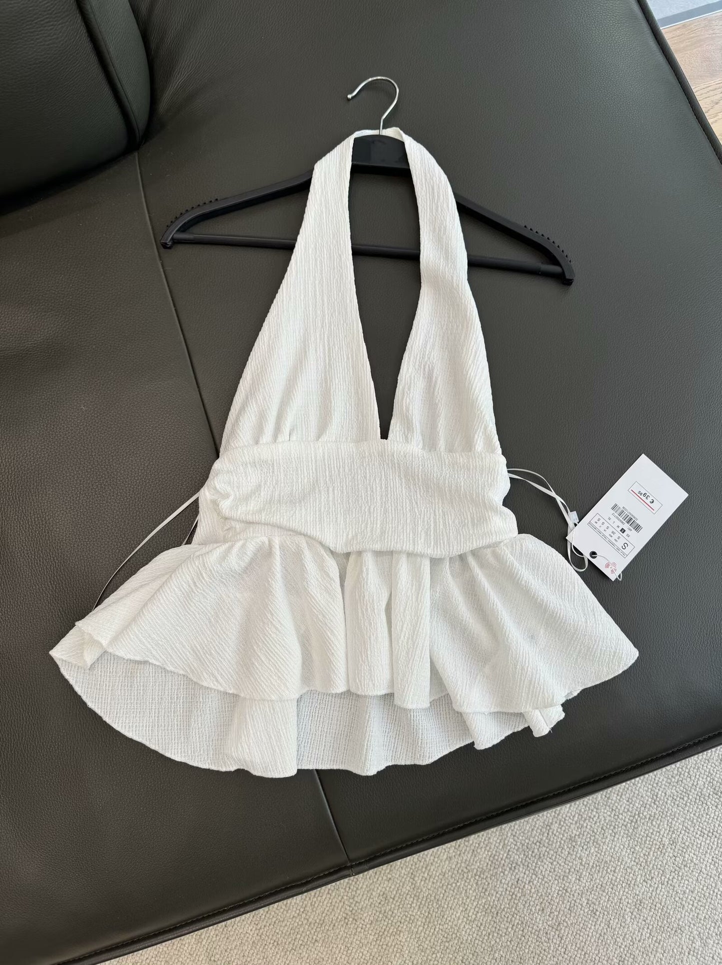 Women's 2025 chic fashion laminated decorative neck coat