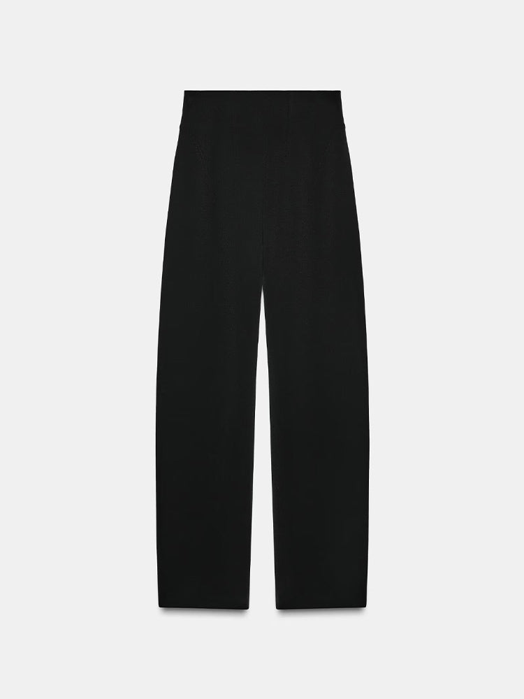 Women's 2025 new fashion black slim stand collar suit jacket+Pants suit