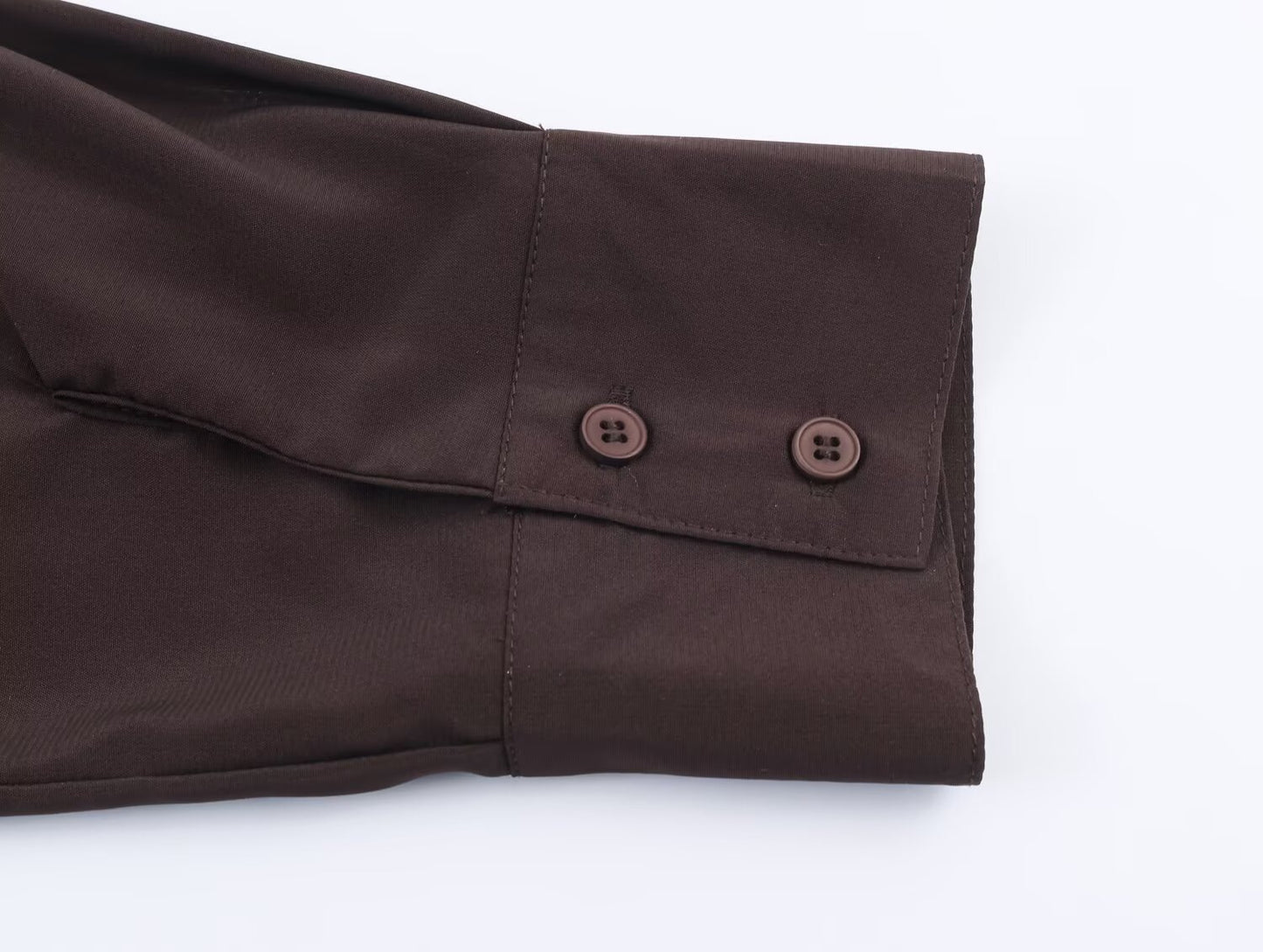 Women's loose draped ruffled long sleeved shirt