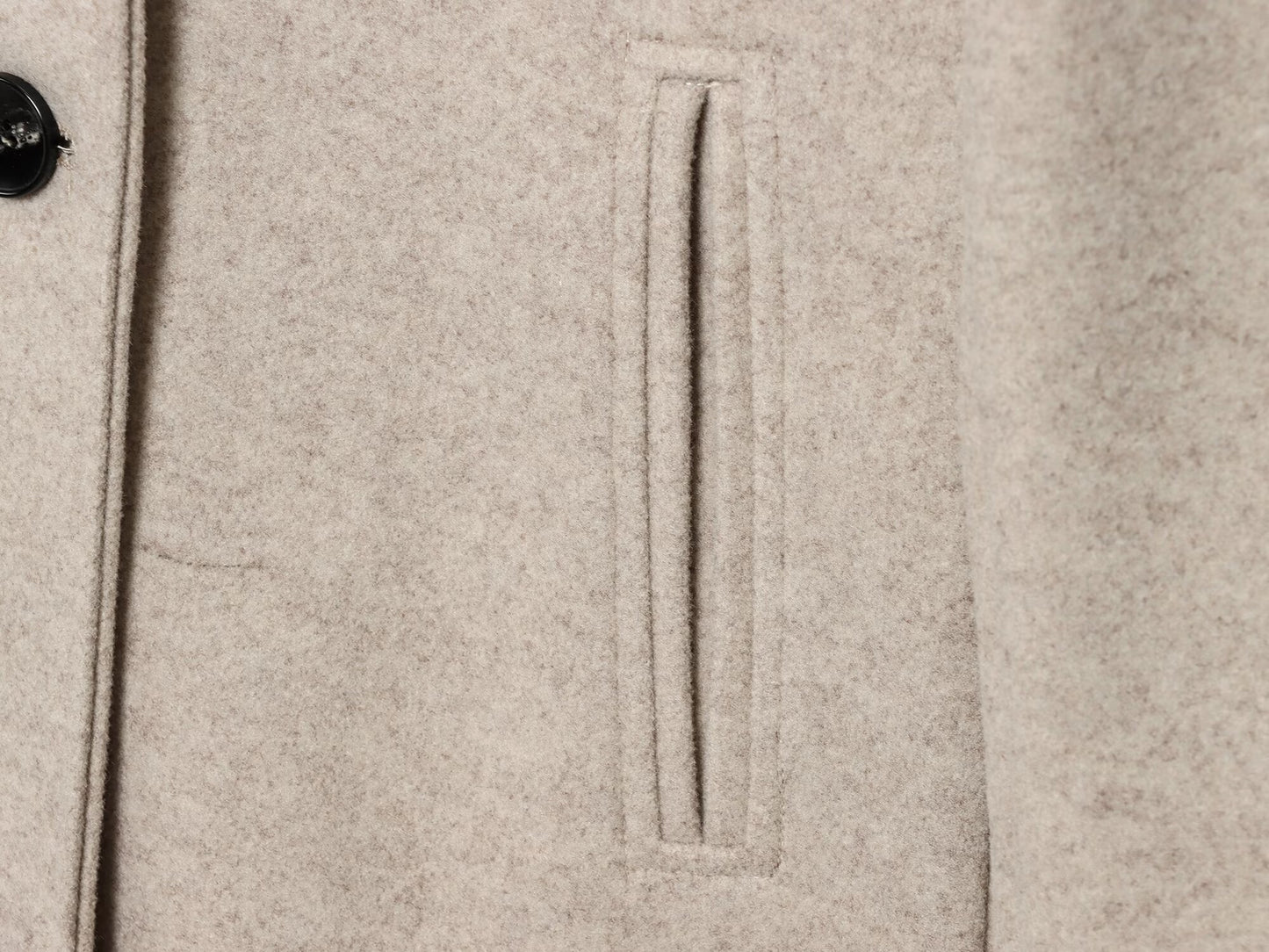 Women's New Fashion with Shoulder Pads Long Style Soft Texture Woolen Coat