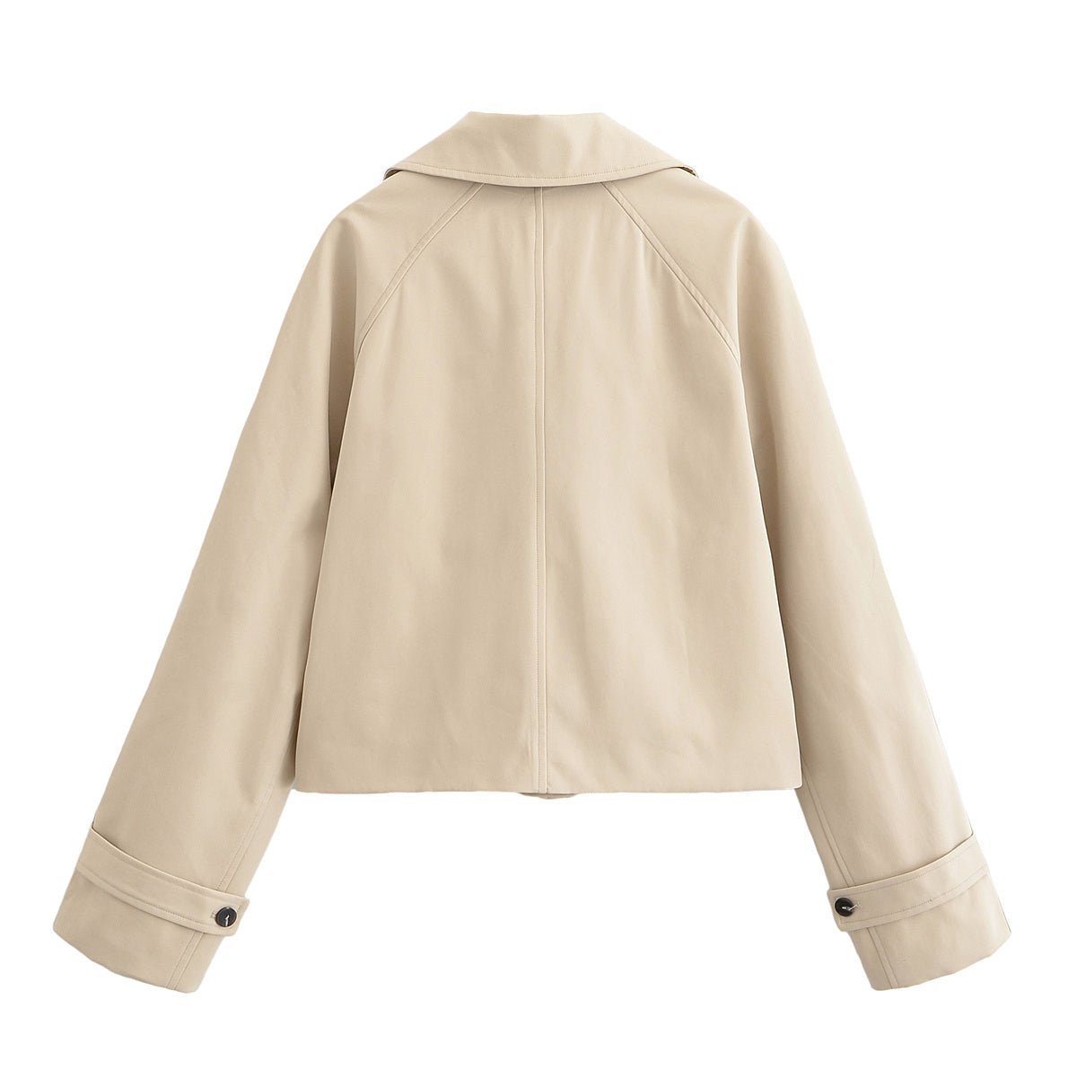 Women's new fashion waterproof short single breasted windbreaker Coat