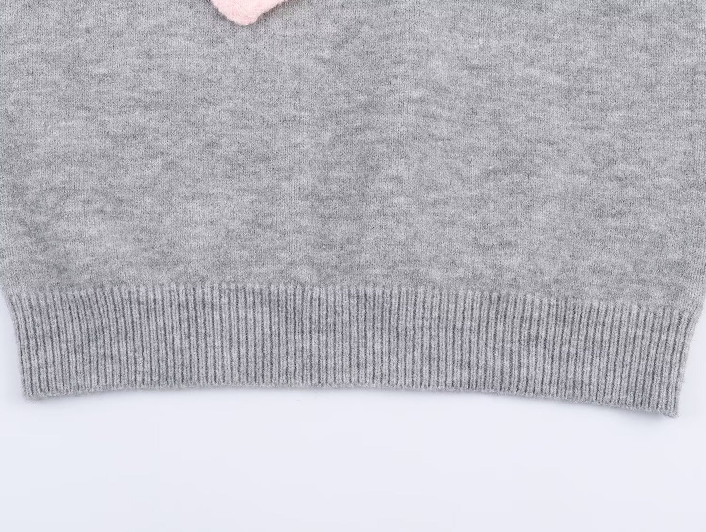 Women's new fashion bow decoration knitted vest style top