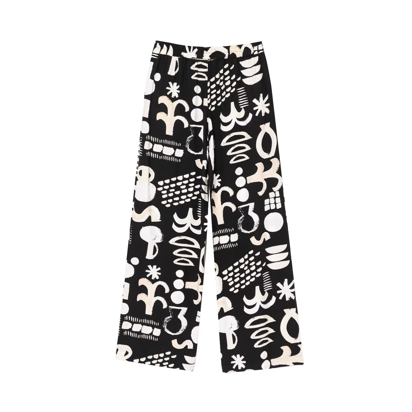 Ladies' new fashion double breasted printed suit jacket vintage short sleeved women's jacket chic top+Pants Women's suit