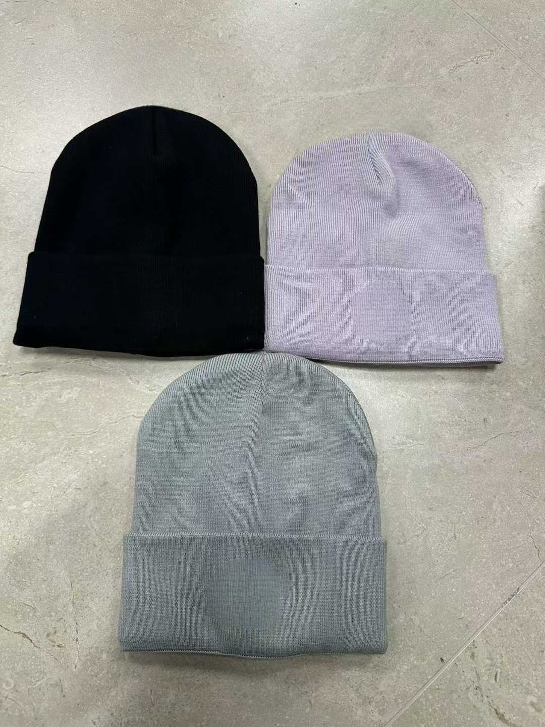 LU New autumn and winter fashion items high elastic knitted hat