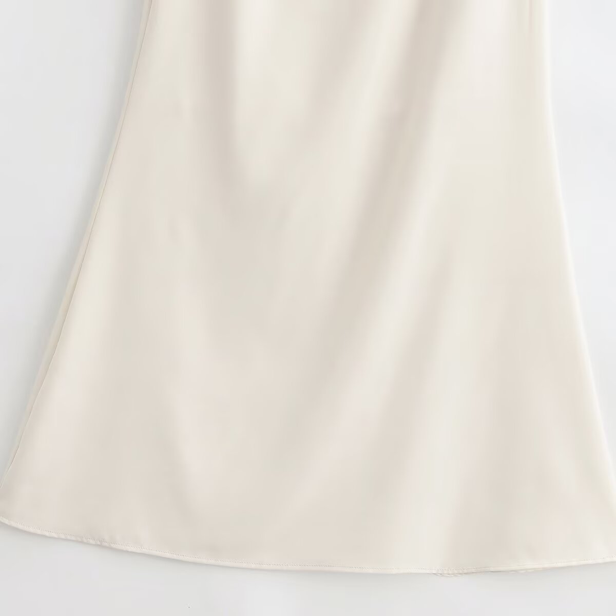 Women's Fashion Slant Shoulder Collar Sleeveless Hip Wrapped Midi Dress