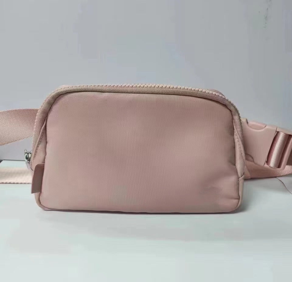 LU sports bag metal multi-functional outdoor running waist bag diagonal bag