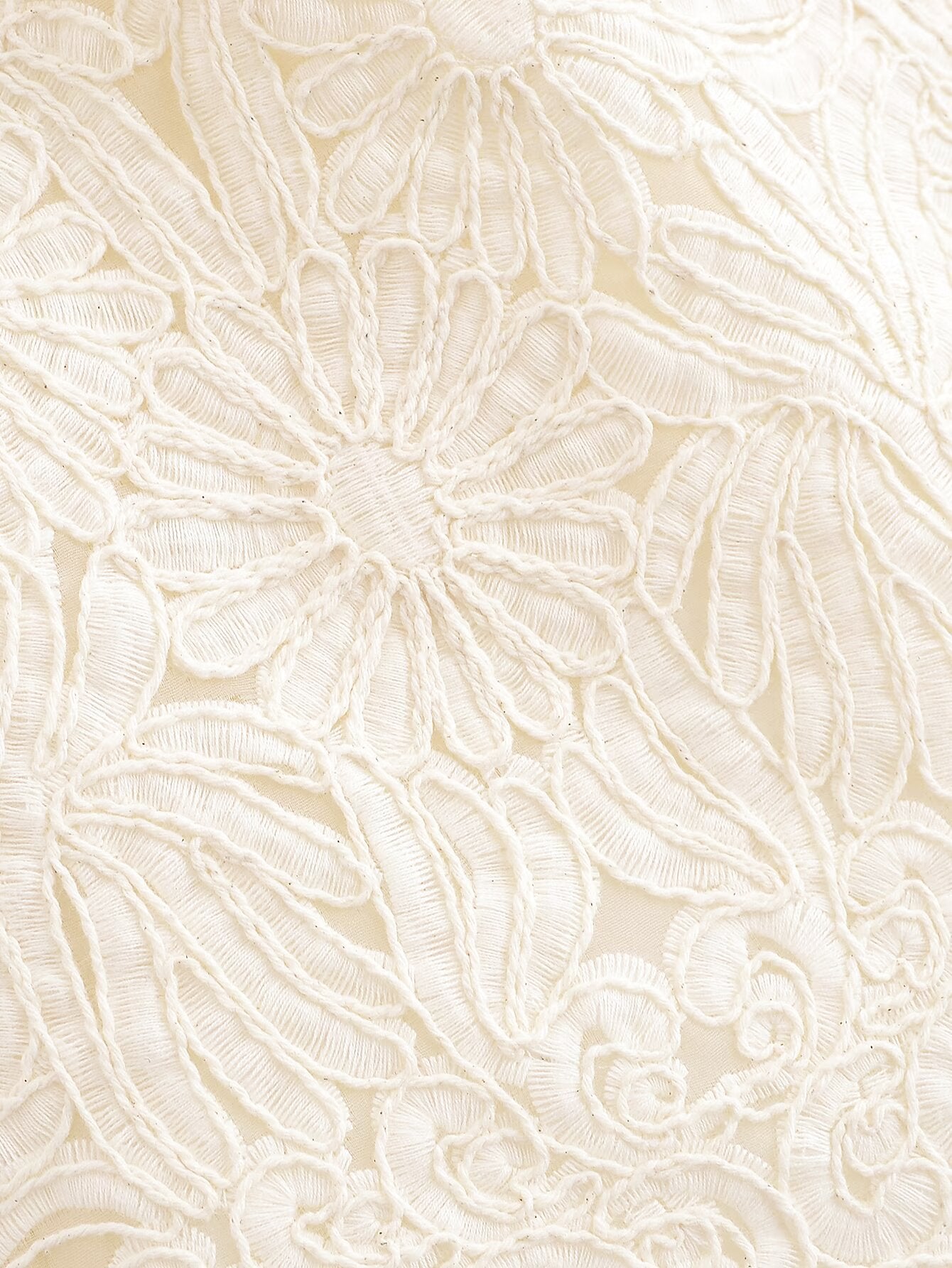 Women's new fashion floral decoration high waisted lace mini skirt