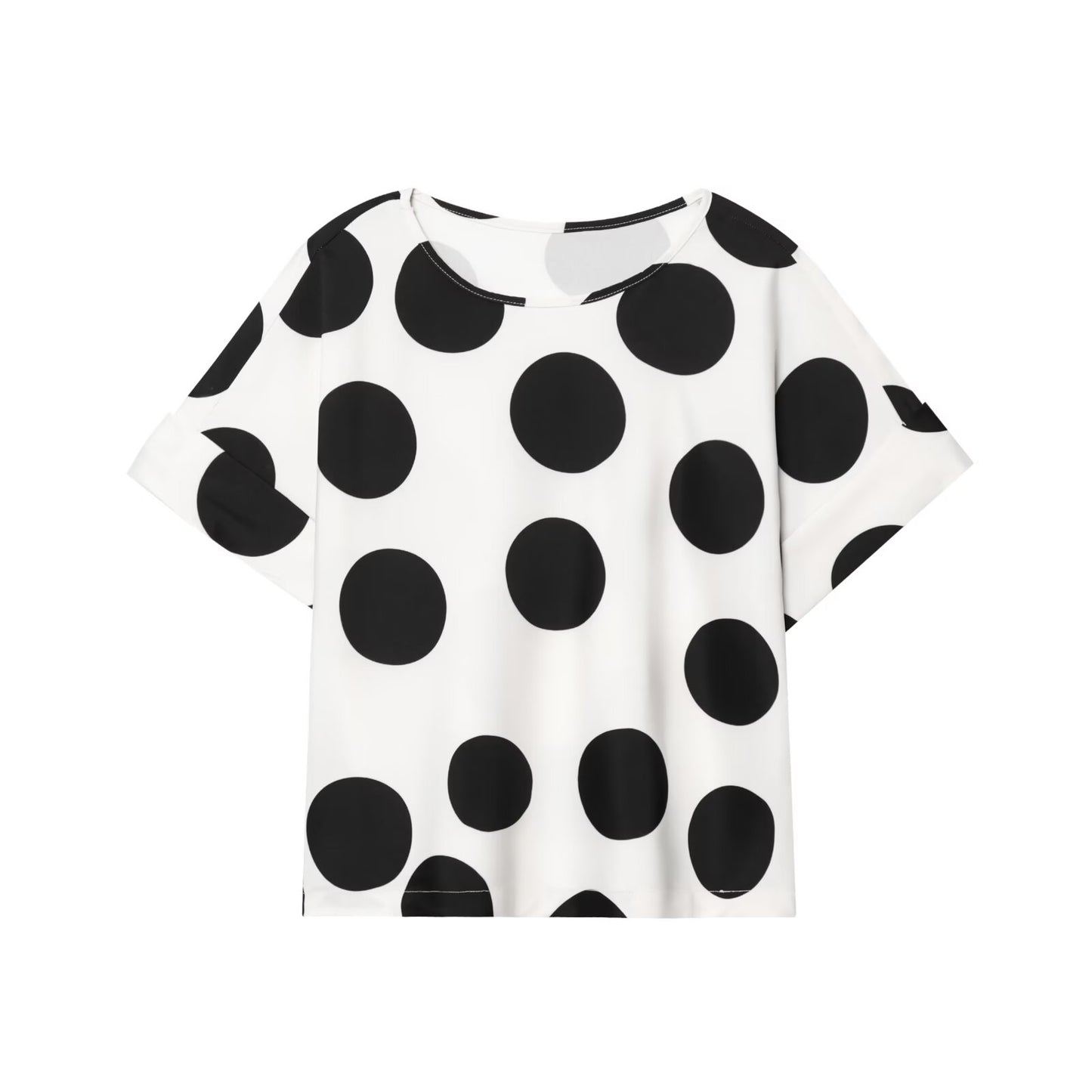 Suit women's 2 pieces 2025 fashion polka dot top+pants women's suit