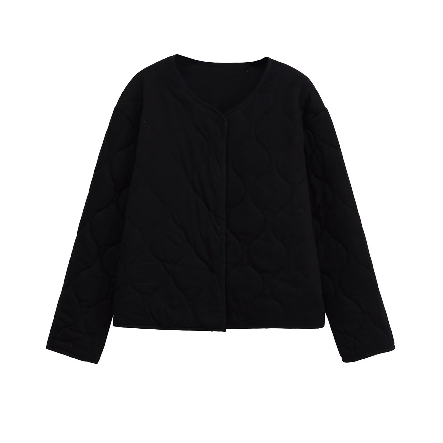 Women's loose single breasted warm cotton Coat