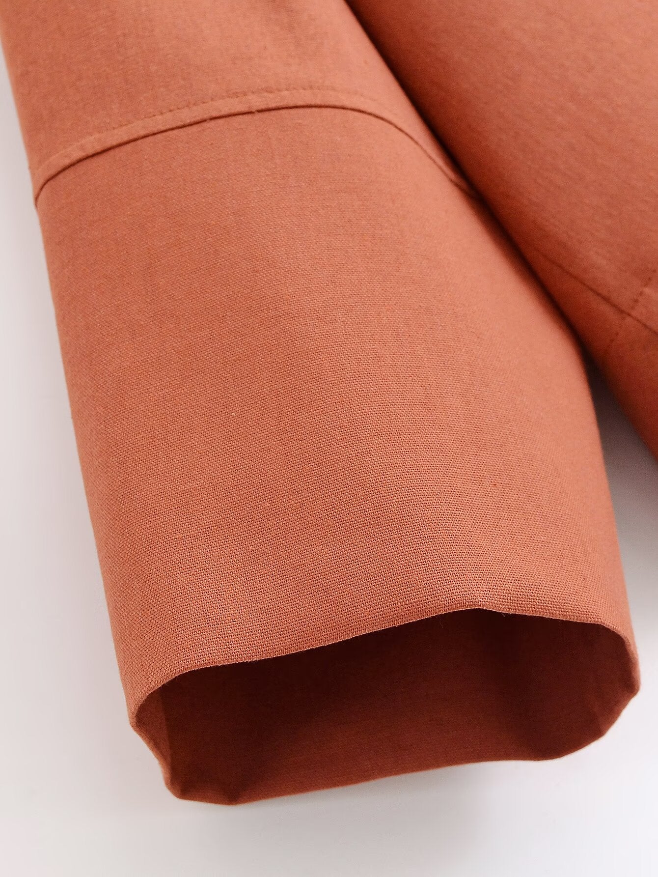 Women's New Fashion Loose Two Wear Hemp Blended Lace up Shirt