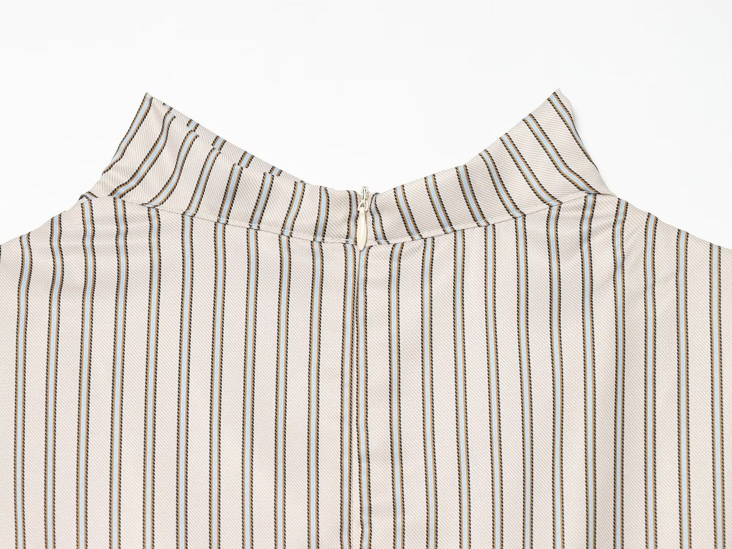 Women's striped lace mini dress