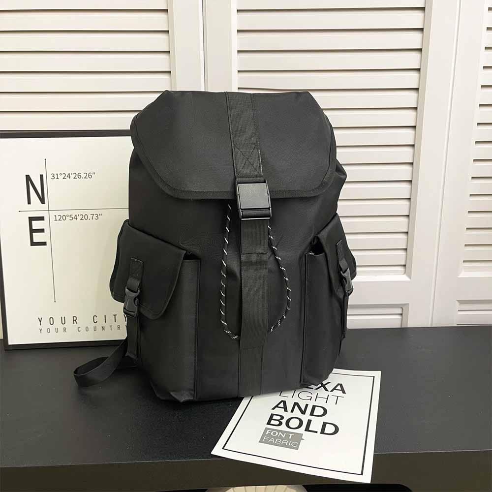 Men and Women with The Same New Fashion and Leisure Joker Multi-pocket Large-capacity Waterproof Backpack Travel Bag.