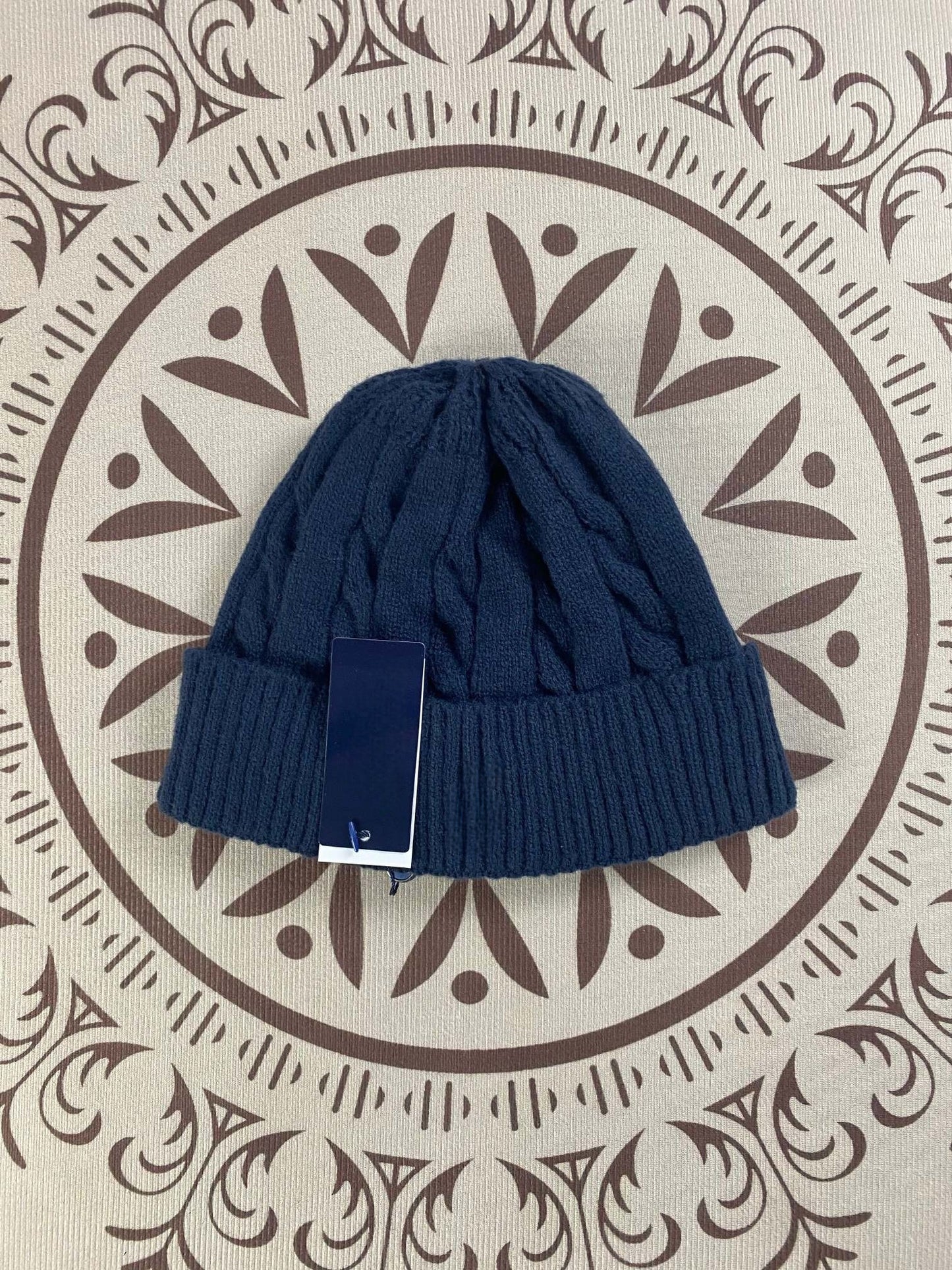 Men's and women's wild embroidered knitted hats windproof and cold-proof hats