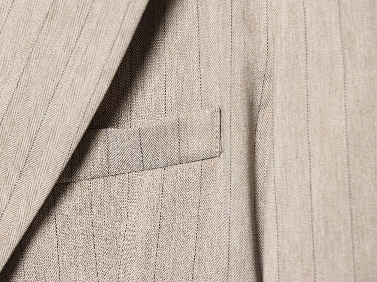 Women's long sleeved herringbone diagonal Blazer Coat