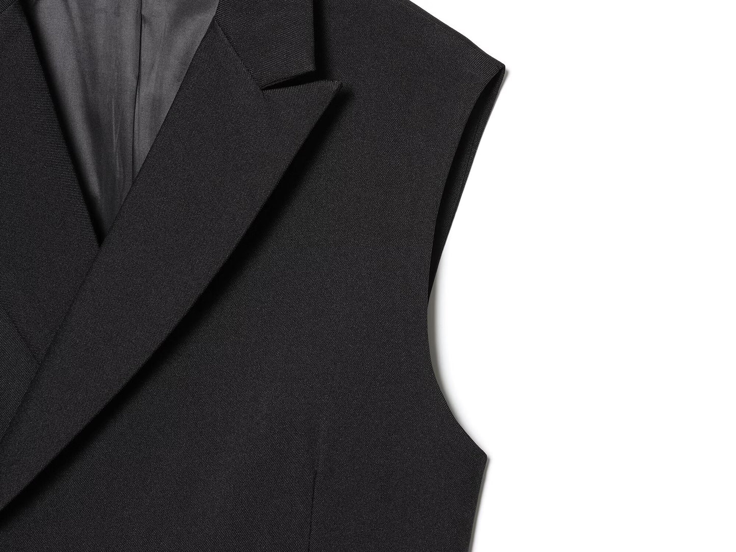 Women's 2025 new fashion loose double breasted lapel vest+Pants suit