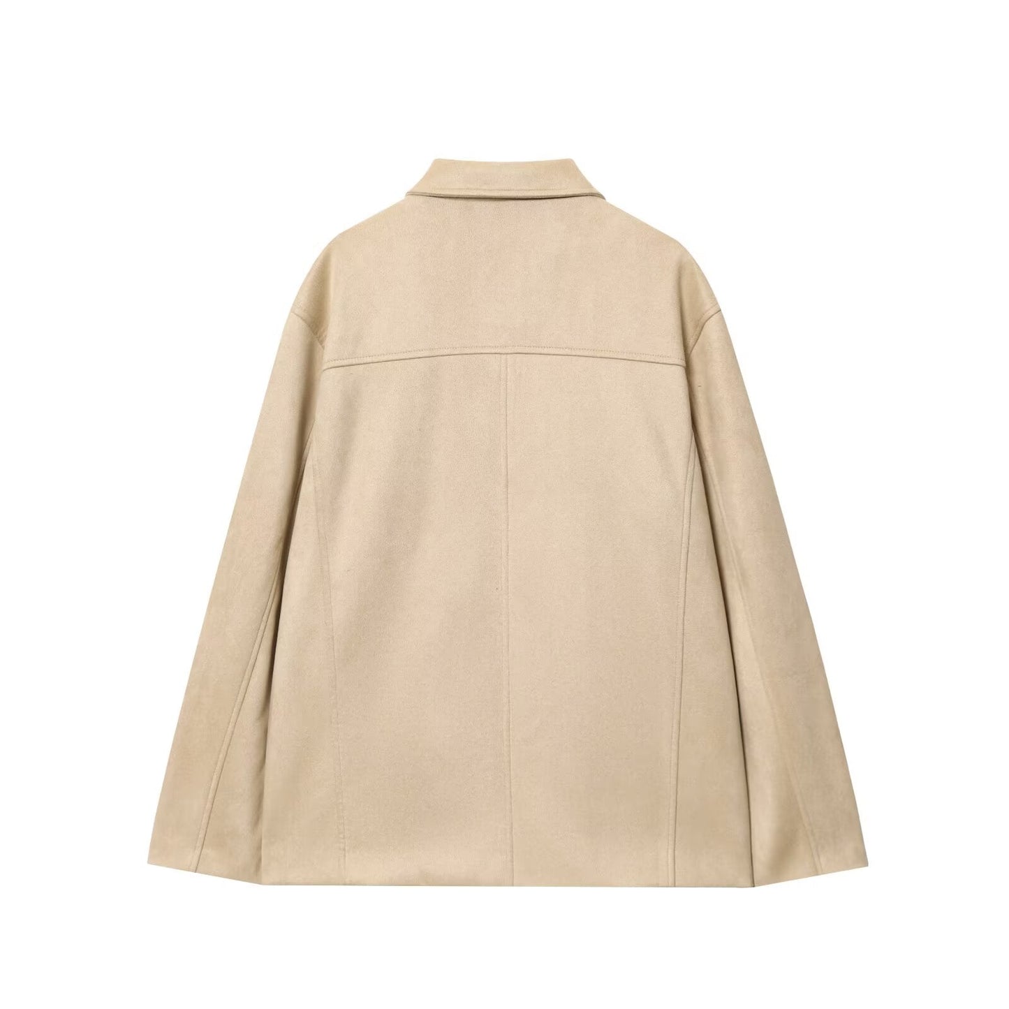 Women's loose Anti suede effect jacket Coat